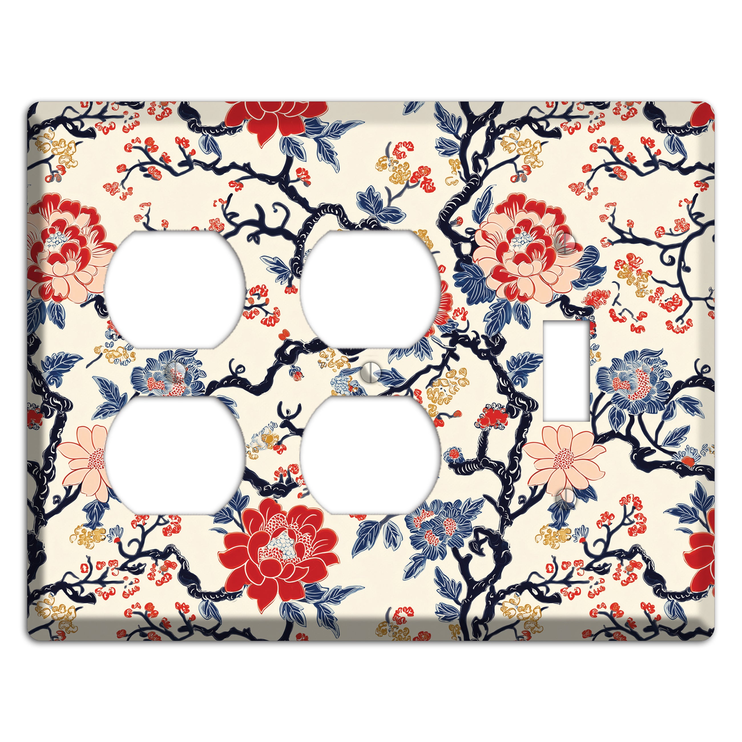 Crimson Branch Reverie 2 Duplex / Toggle Wallplate