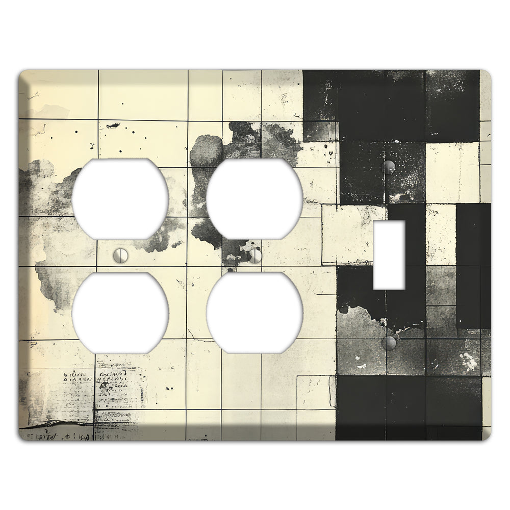 Fractured Cartography 2 Duplex / Toggle Wallplate