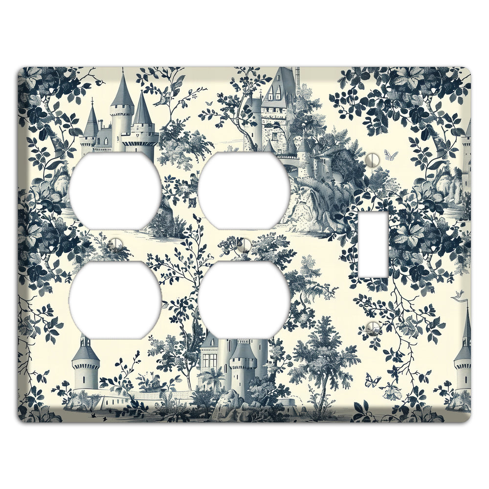 Castle & Crown 2 Duplex / Toggle Wallplate