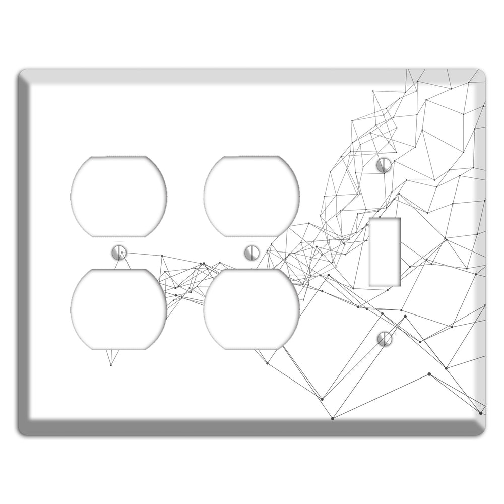 Emergent Mesh Theory 2 Duplex / Toggle Wallplate