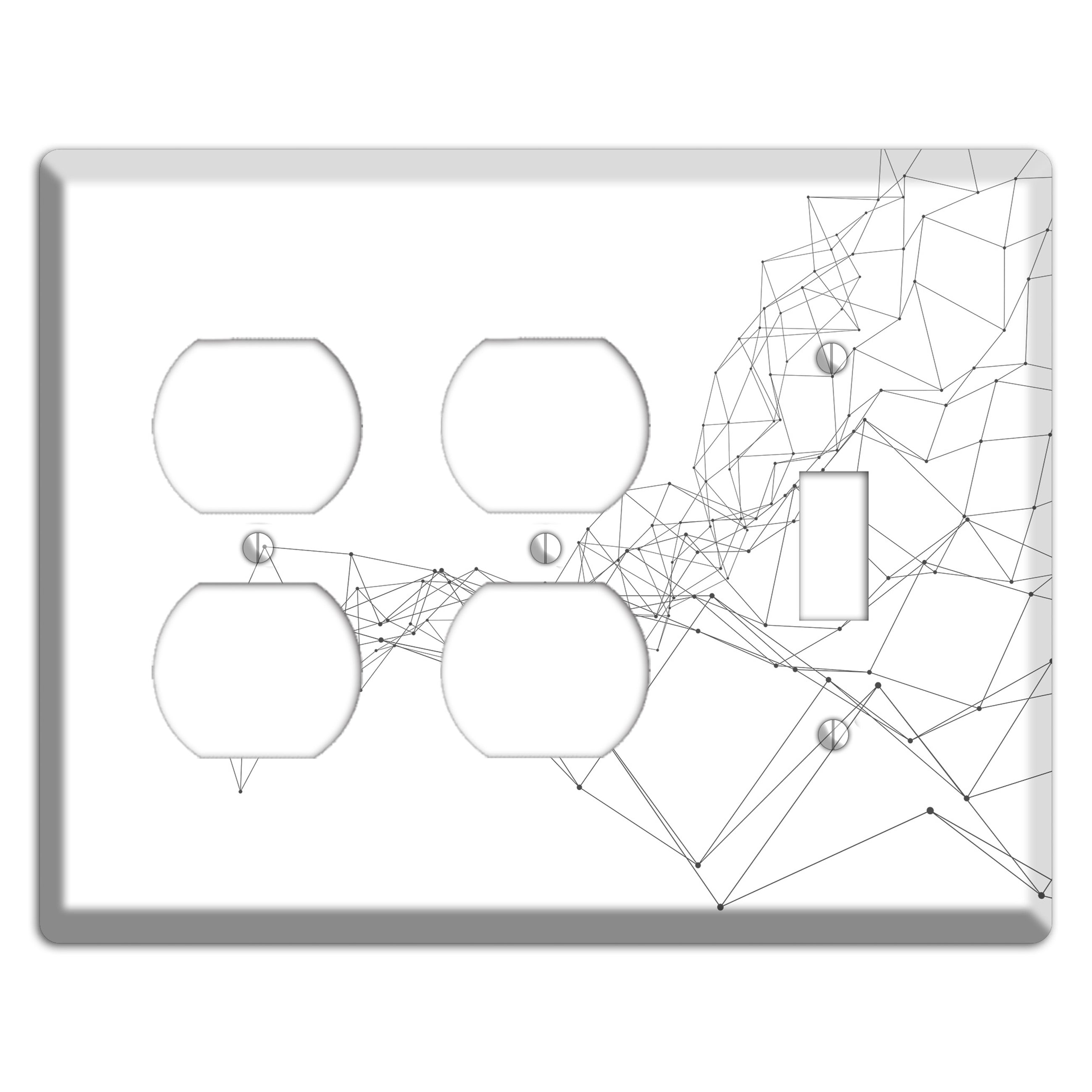 Emergent Mesh Theory 2 Duplex / Toggle Wallplate
