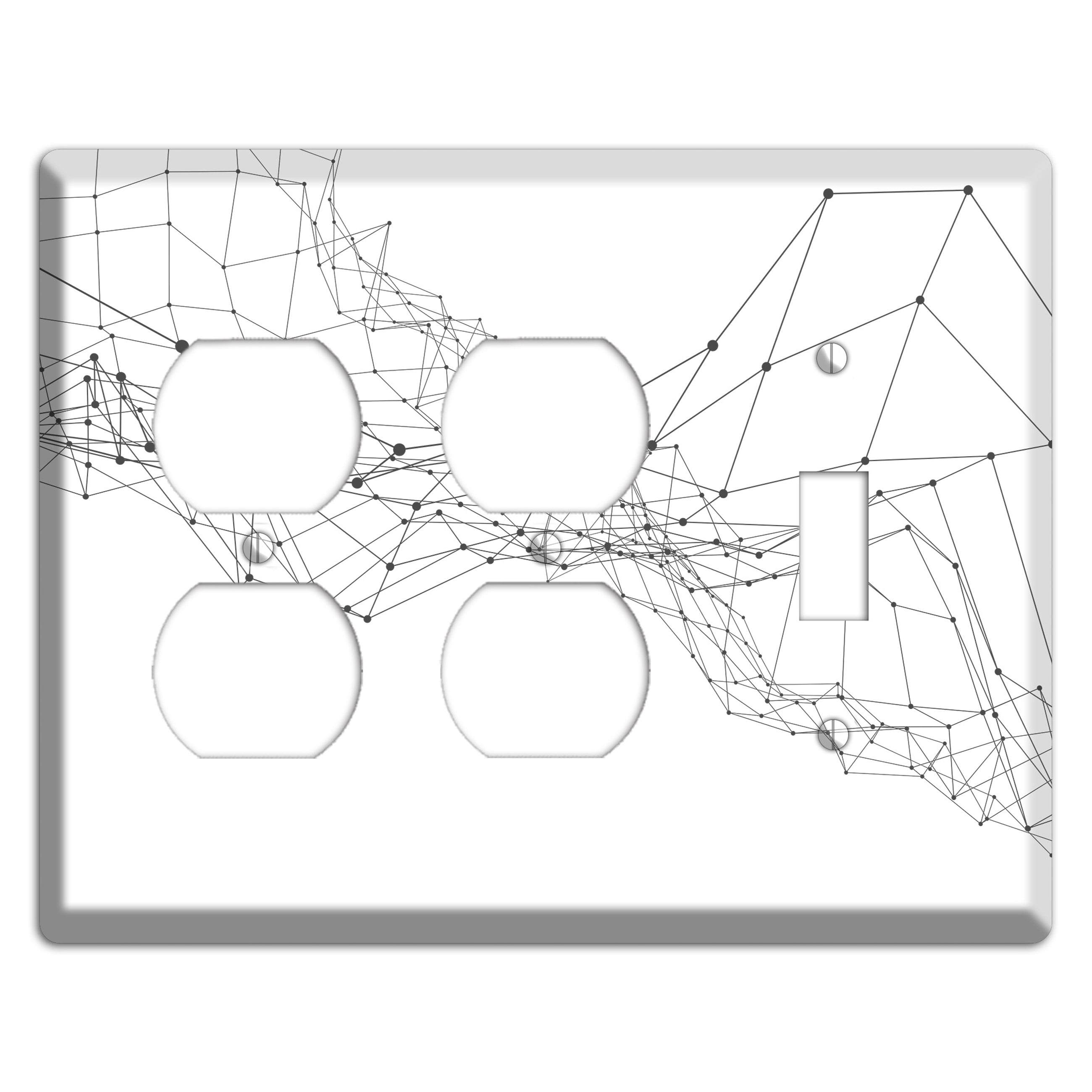 Drift Network Collapse 2 Duplex / Toggle Wallplate