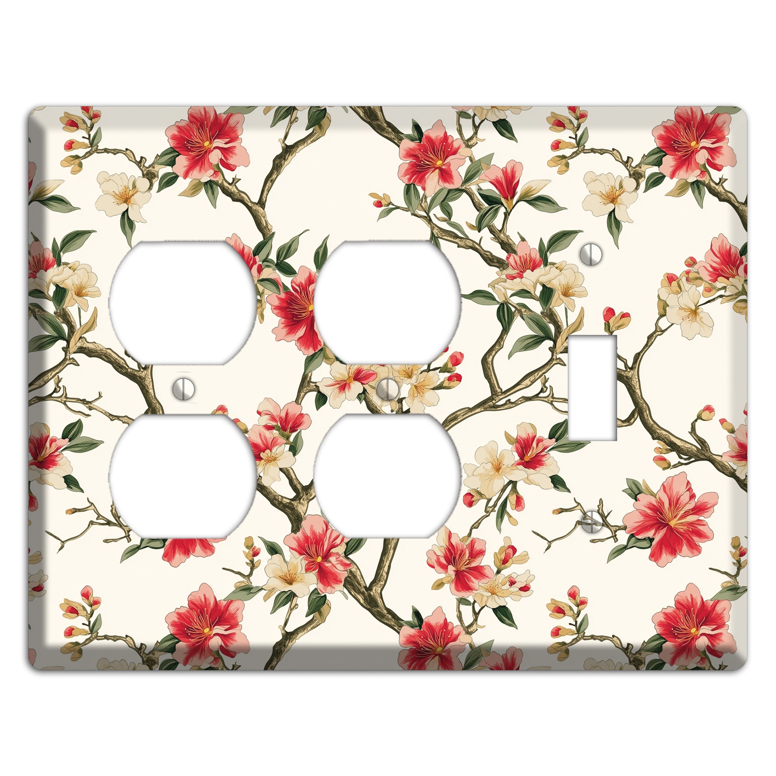Blossom & Bough 2 Duplex / Toggle Wallplate