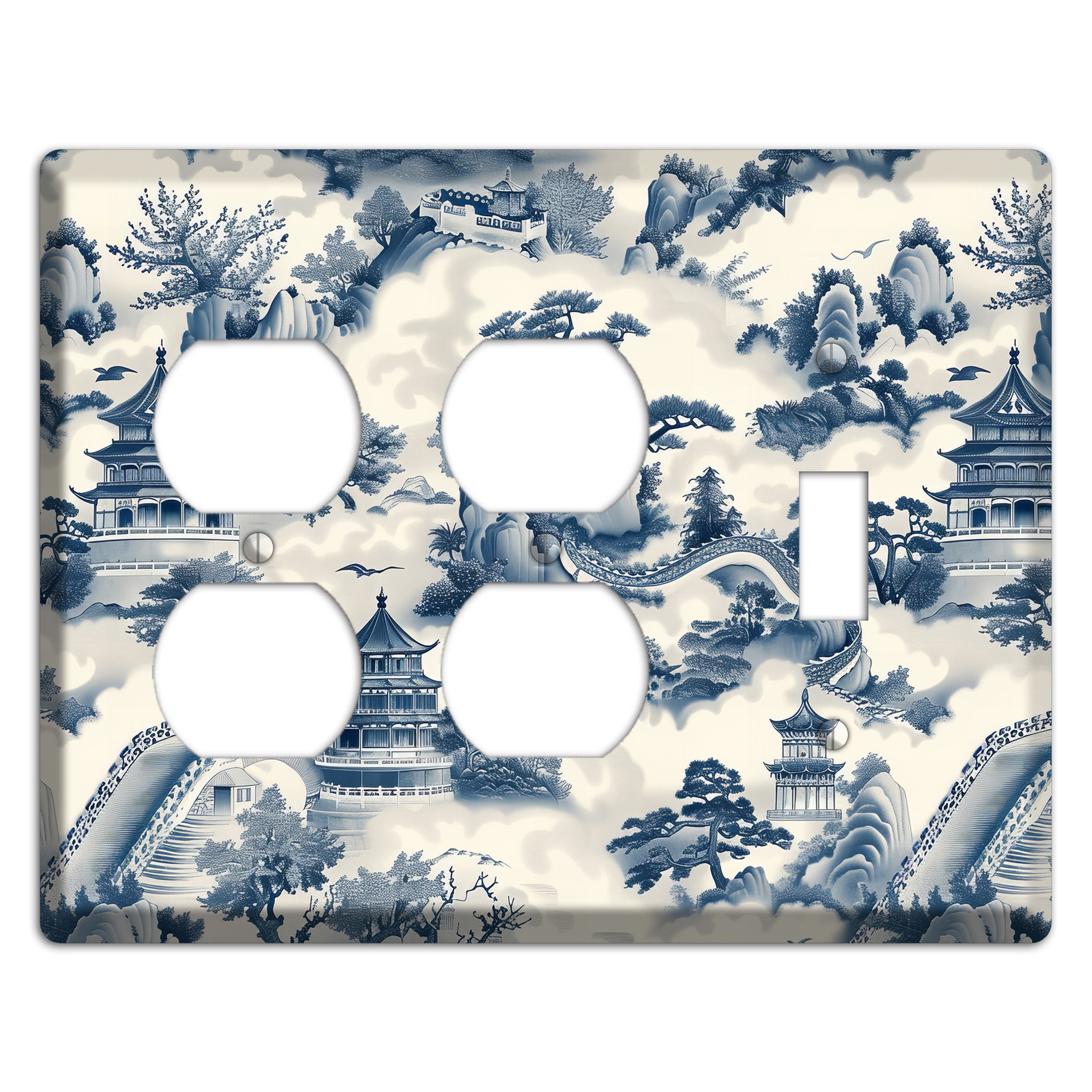 Imperial Mist 2 Duplex / Toggle Wallplate