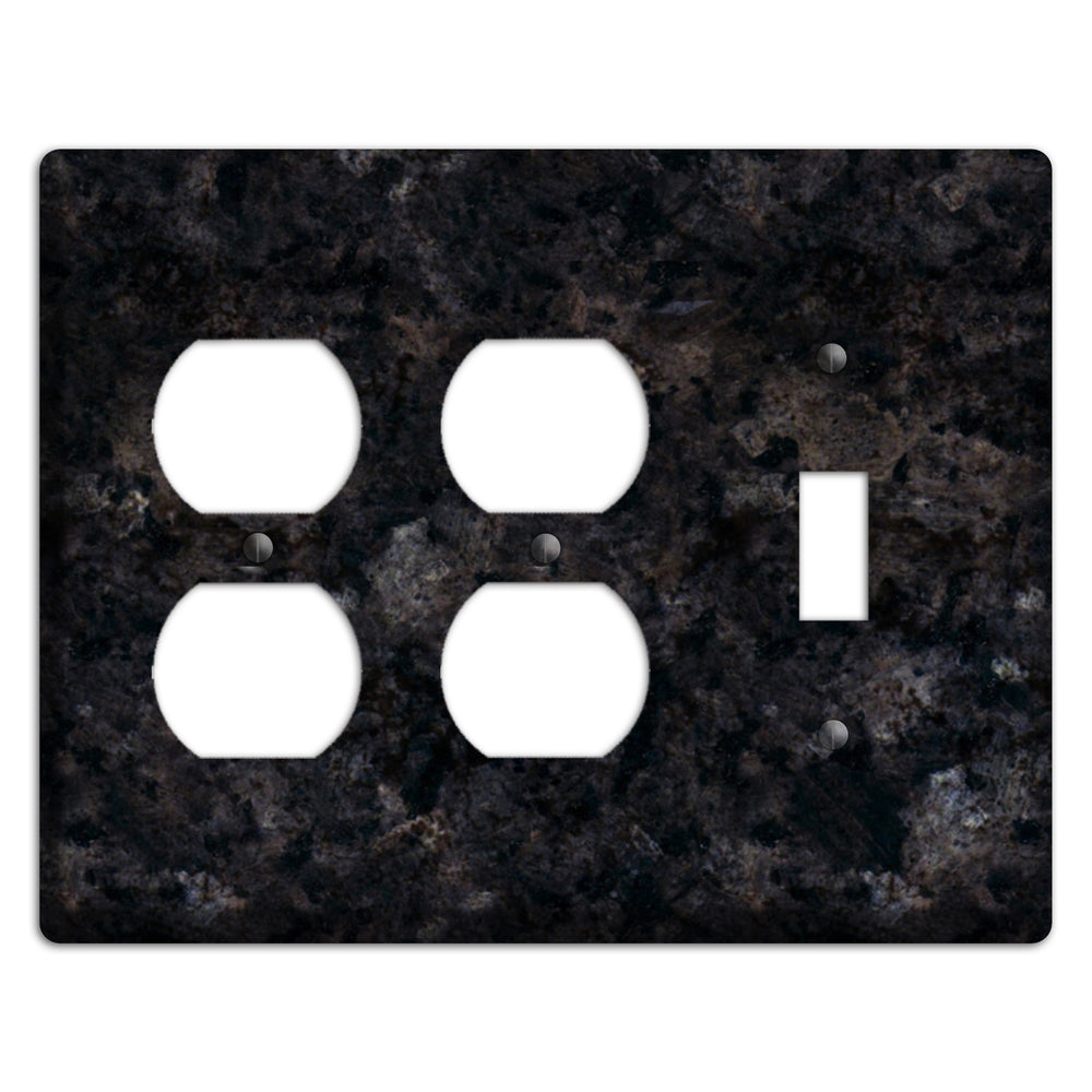 Ubatuba Granite 2 Duplex / Toggle Wallplate