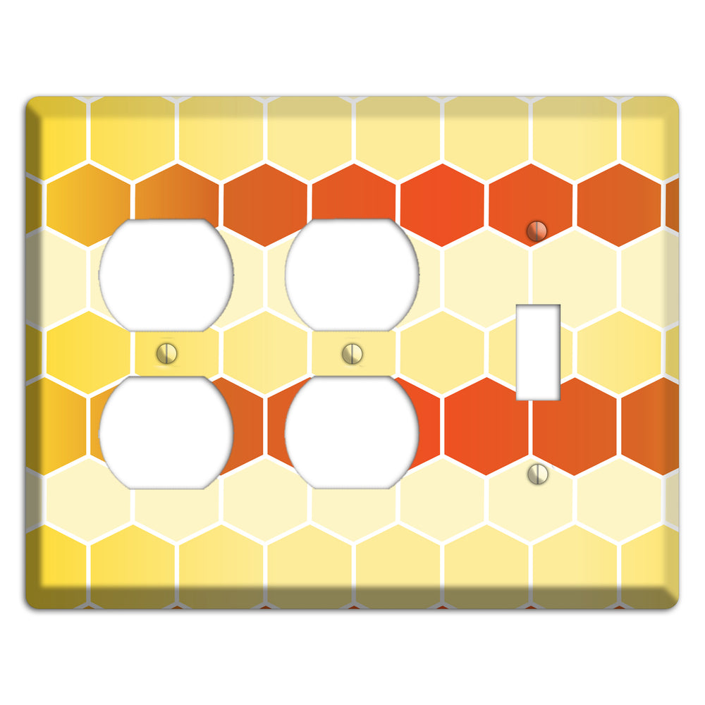Amber Cell Drift 2 Duplex / Toggle Wallplate