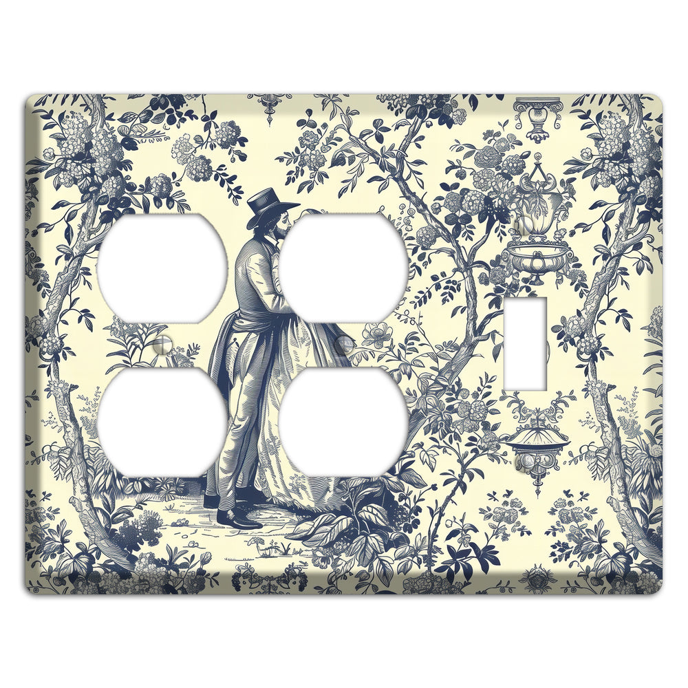 Garden Tryst 2 Duplex / Toggle Wallplate