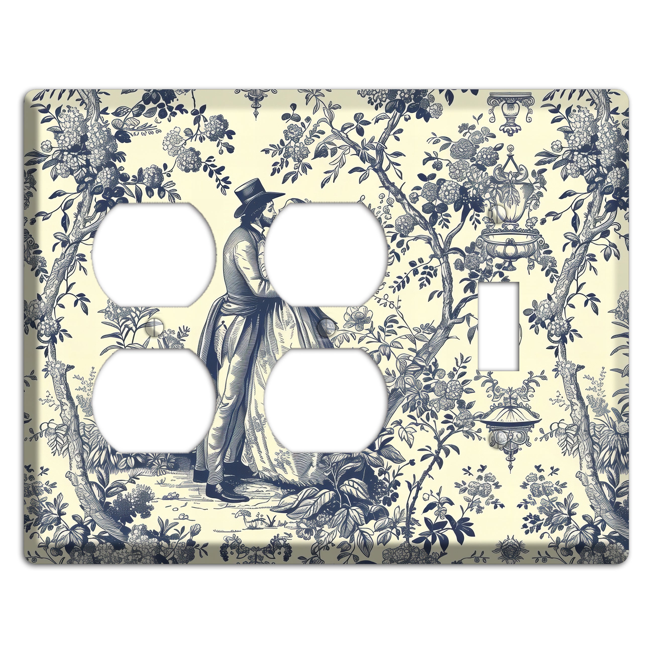 Garden Tryst 2 Duplex / Toggle Wallplate