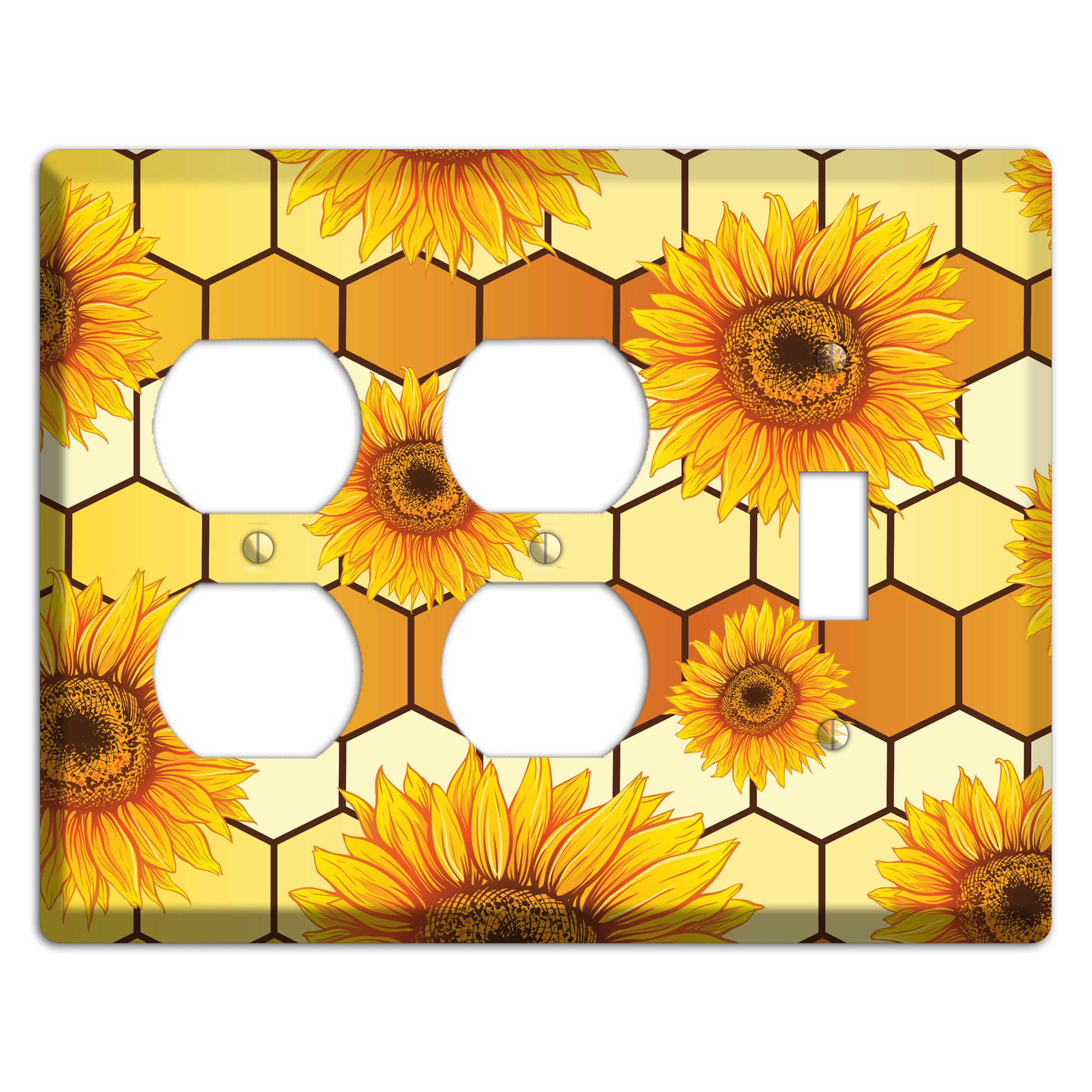 Honeycomb Solstice 2 Duplex / Toggle Wallplate