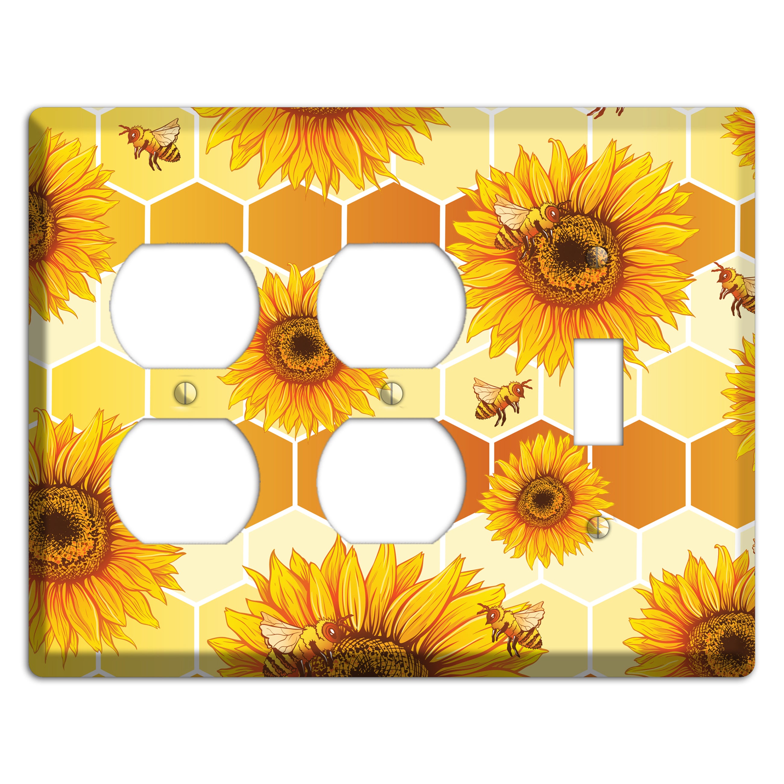 Honeycomb Solstice 2 Duplex / Toggle Wallplate