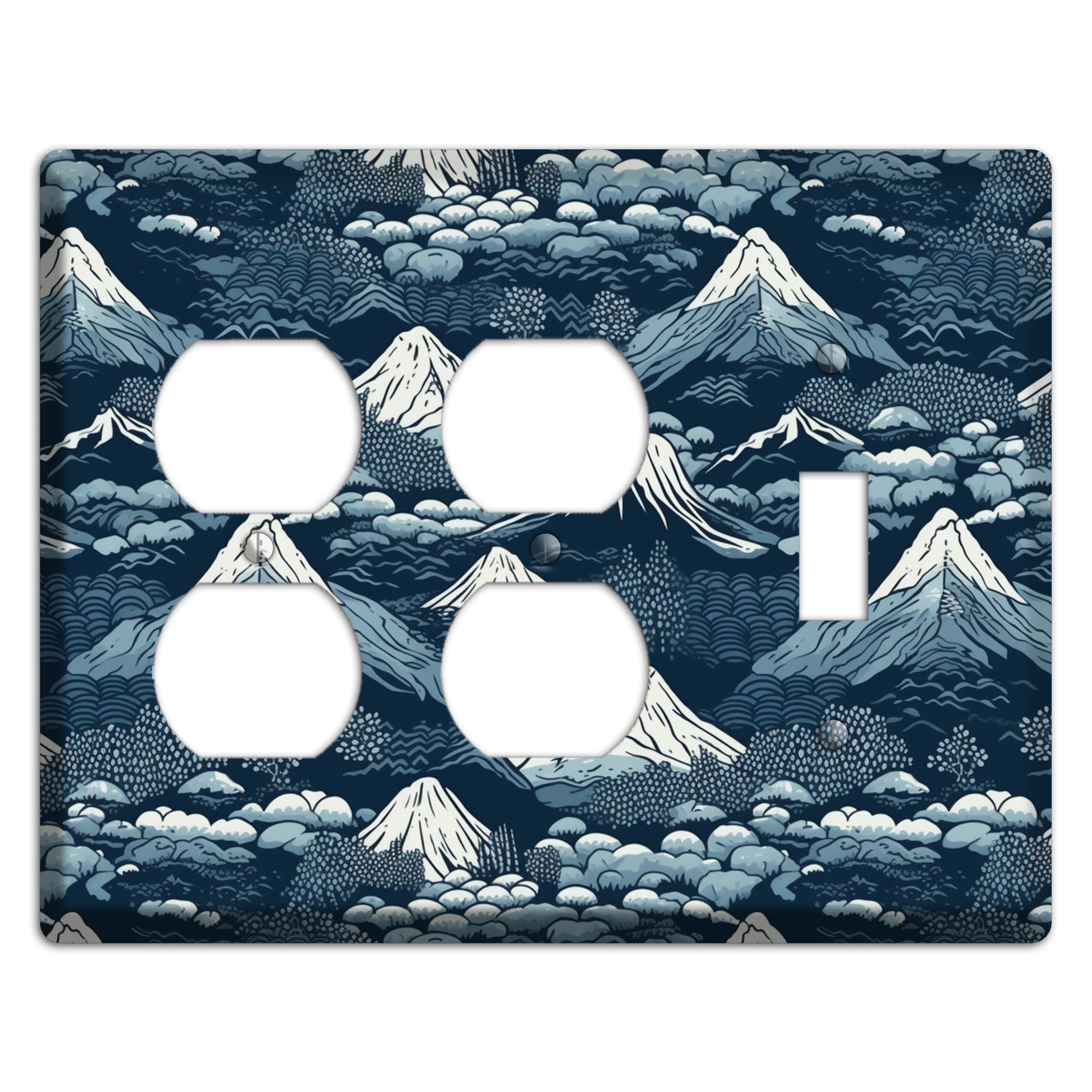 Summit & Fog 2 Duplex / Toggle Wallplate