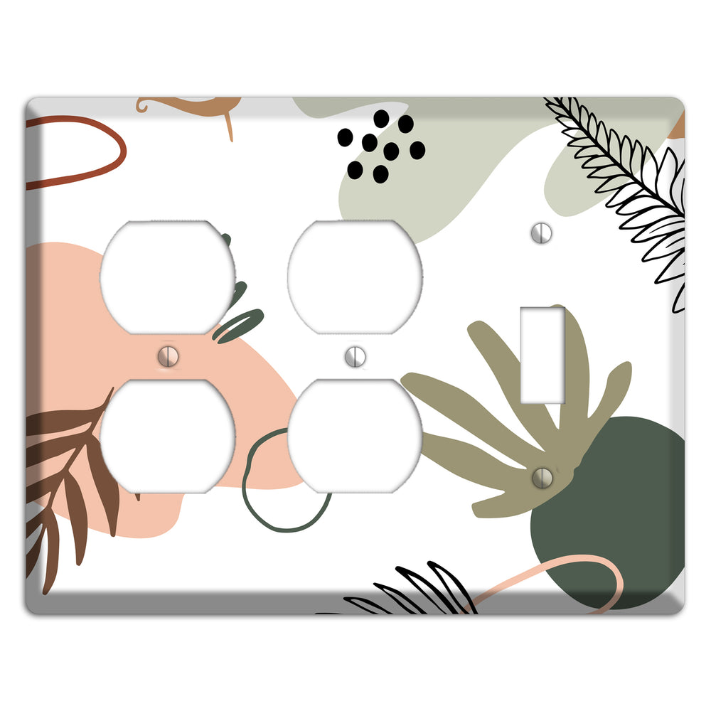 Botanical Scatter 2 Duplex / Toggle Wallplate