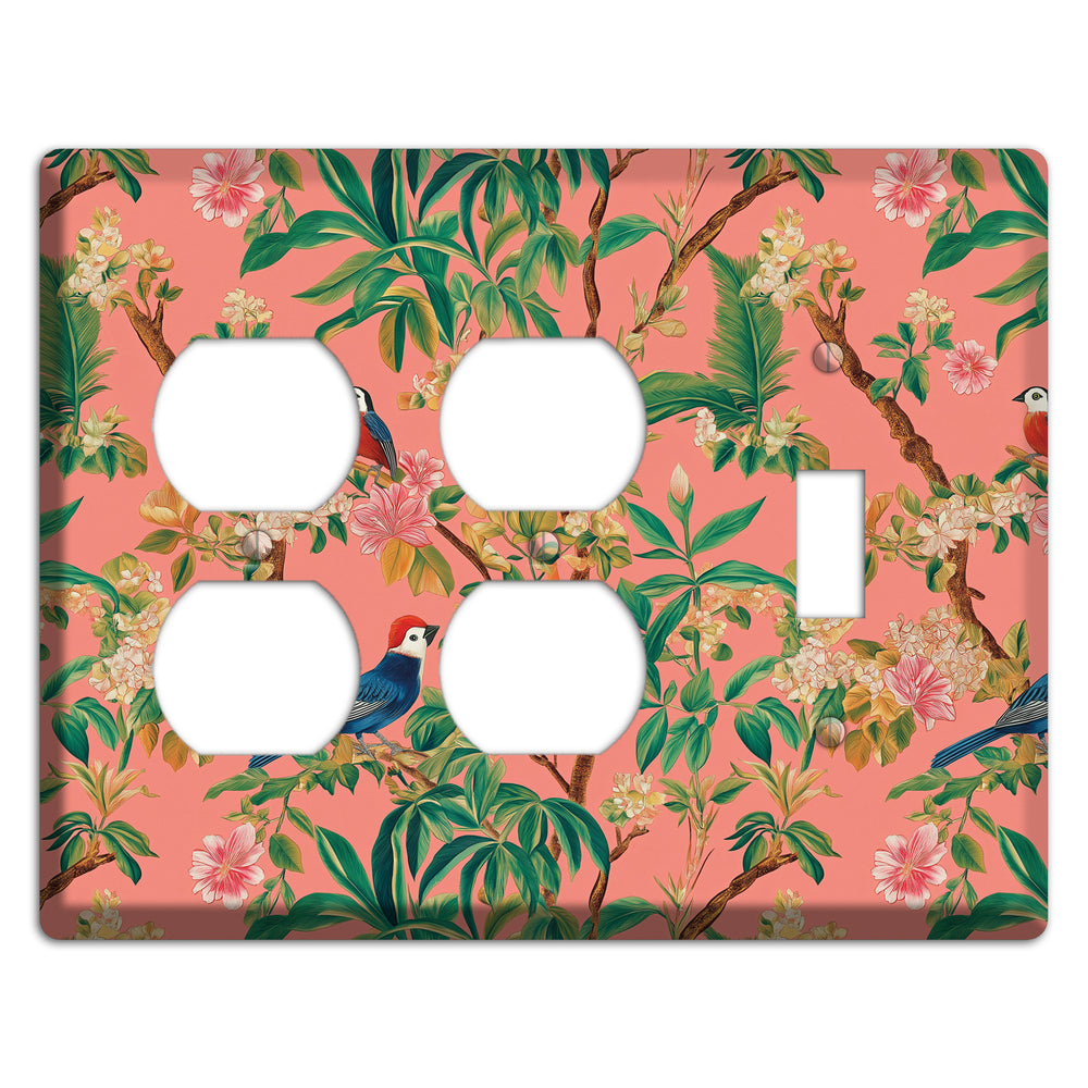 Coral Garden Reverie 2 Duplex / Toggle Wallplate