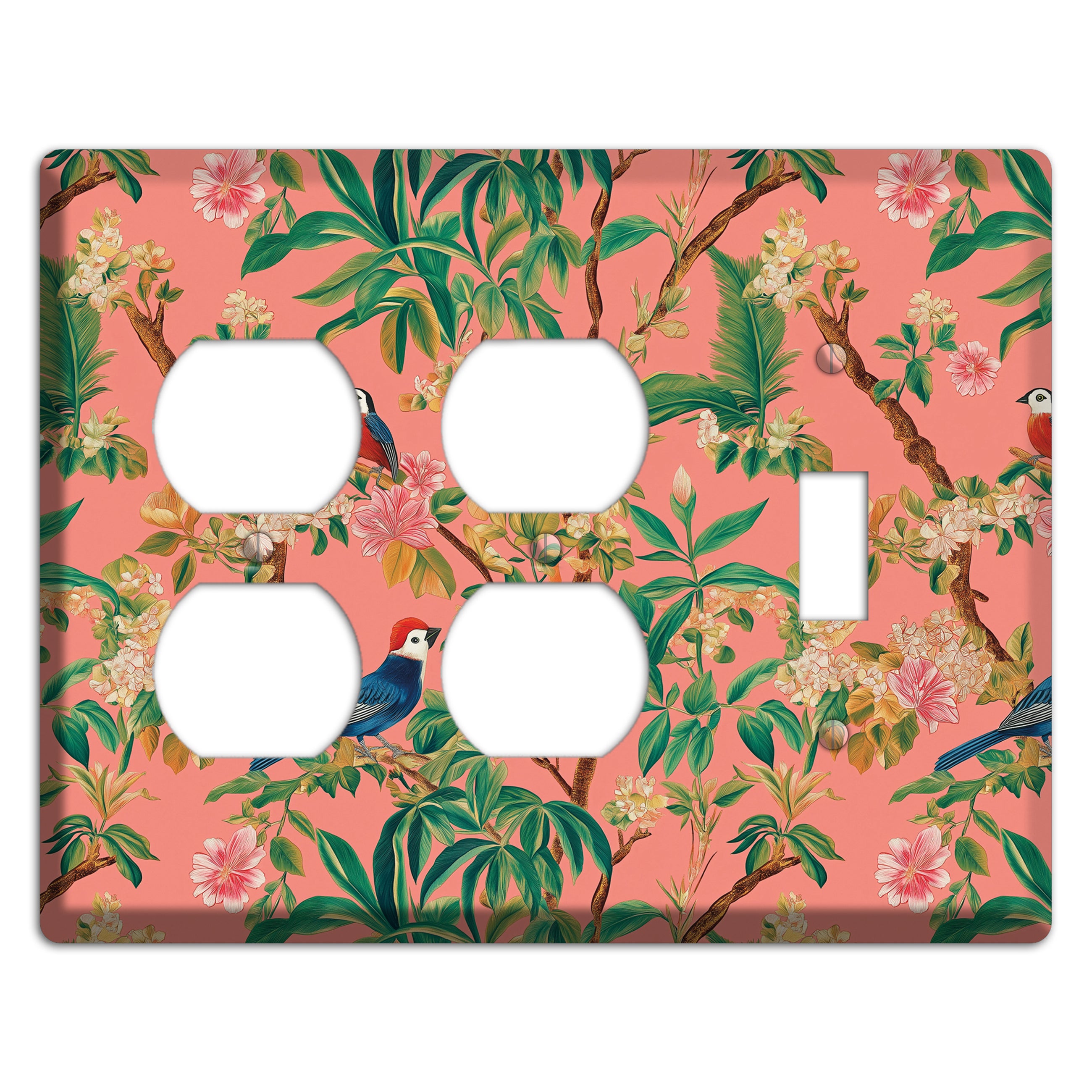 Coral Garden Reverie 2 Duplex / Toggle Wallplate
