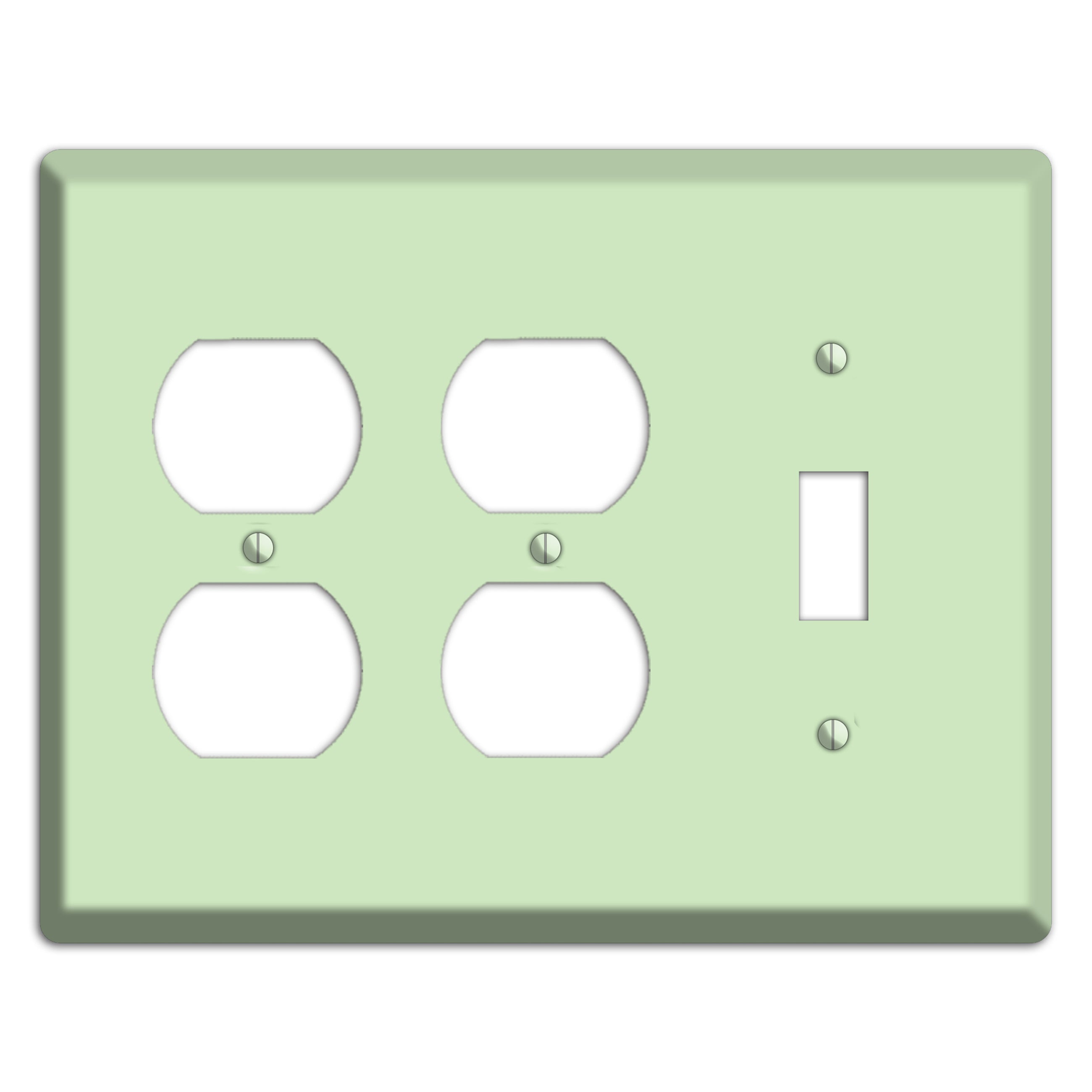 Baxter Mint 2 Duplex / Toggle Wallplate