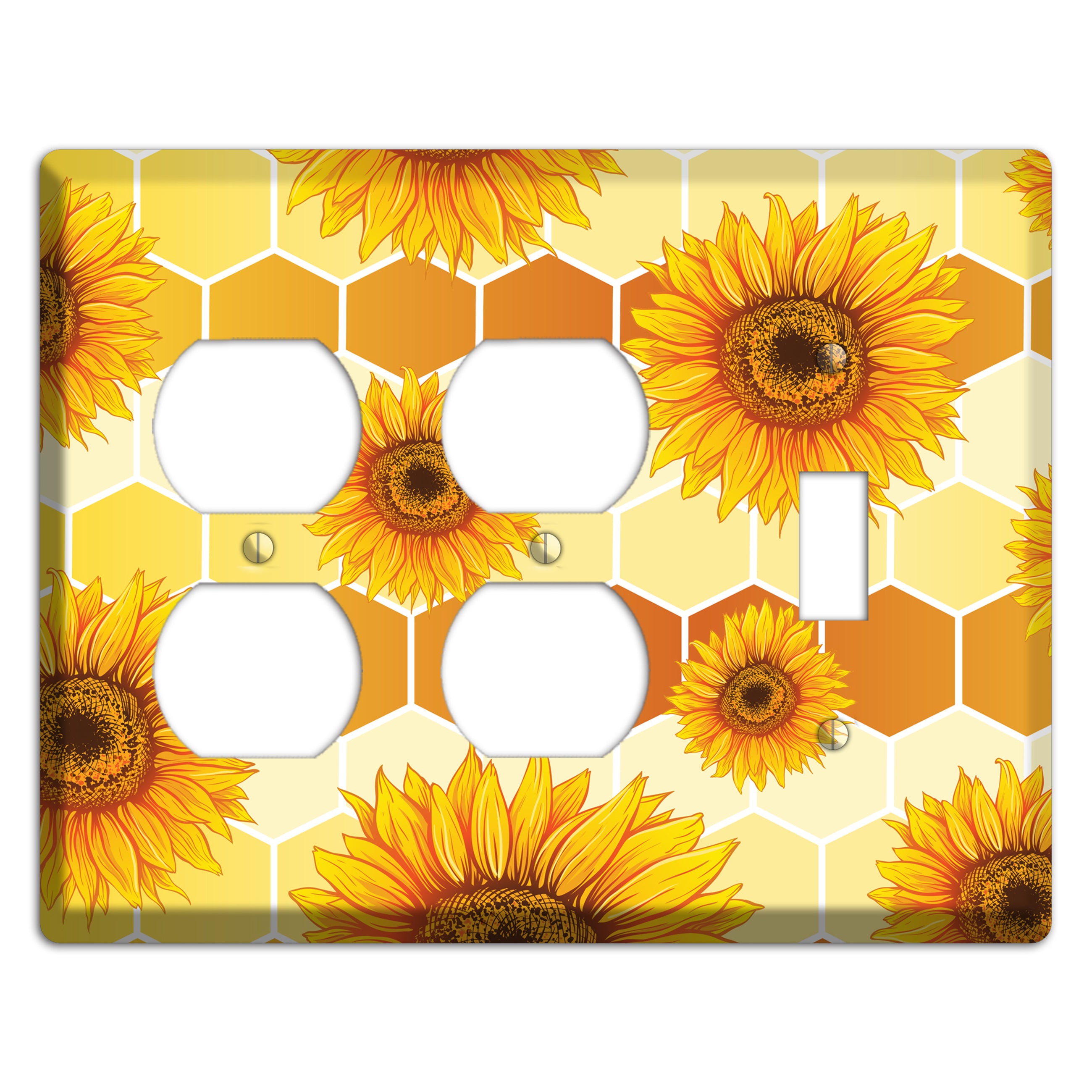 Honeycomb Solstice 2 Duplex / Toggle Wallplate