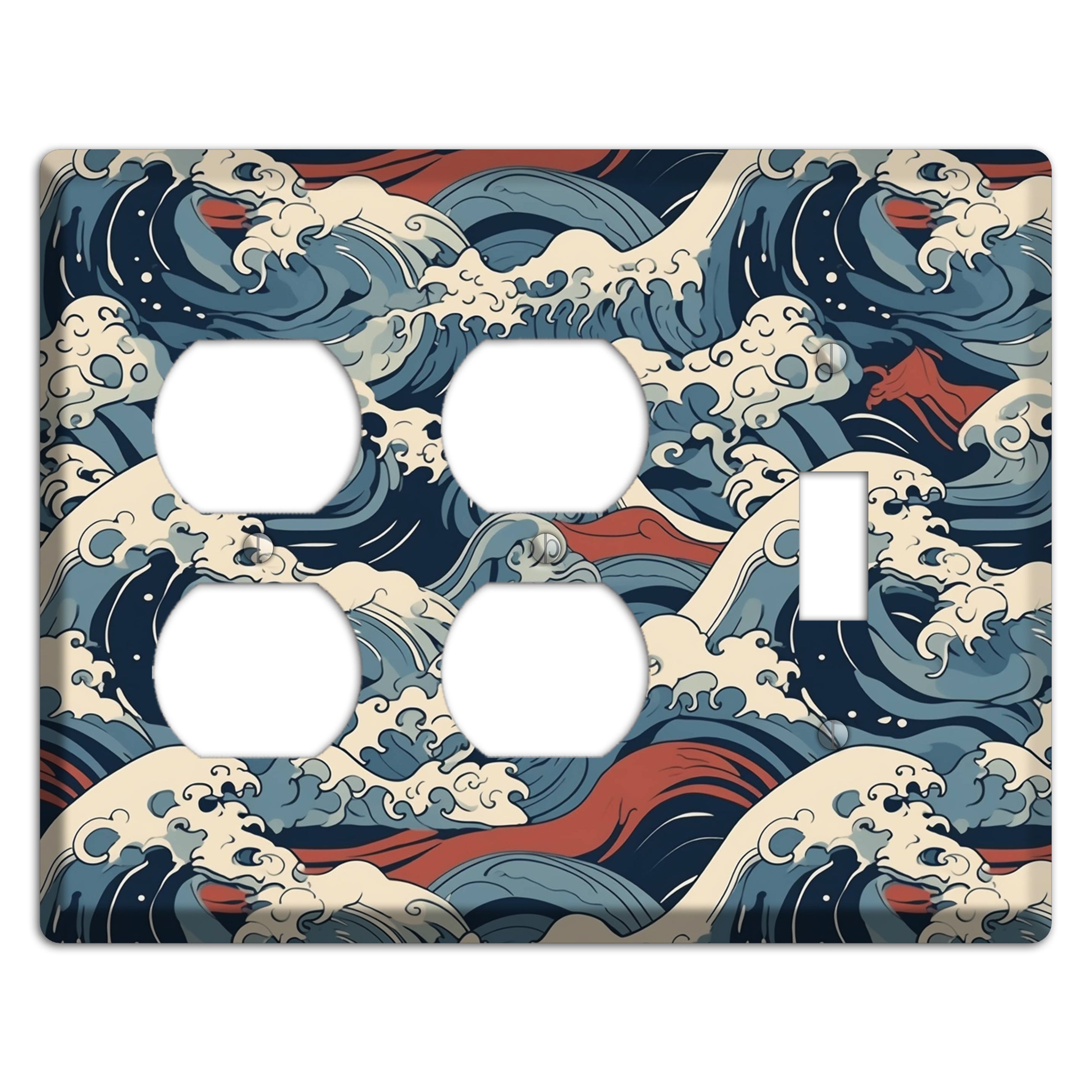 Crashing Tide Fury 2 Duplex / Toggle Wallplate