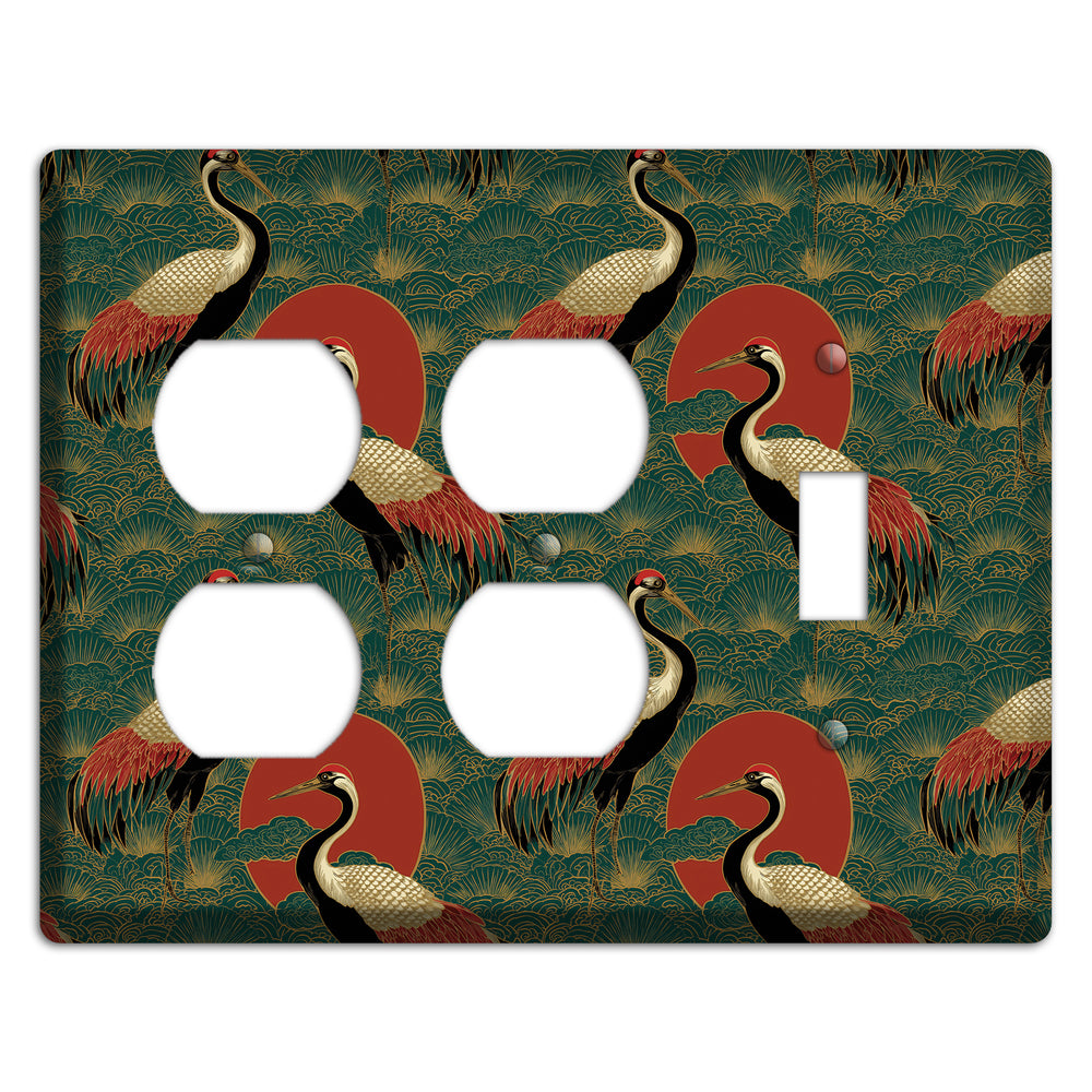 Jade Sun Sentinels 2 Duplex / Toggle Wallplate