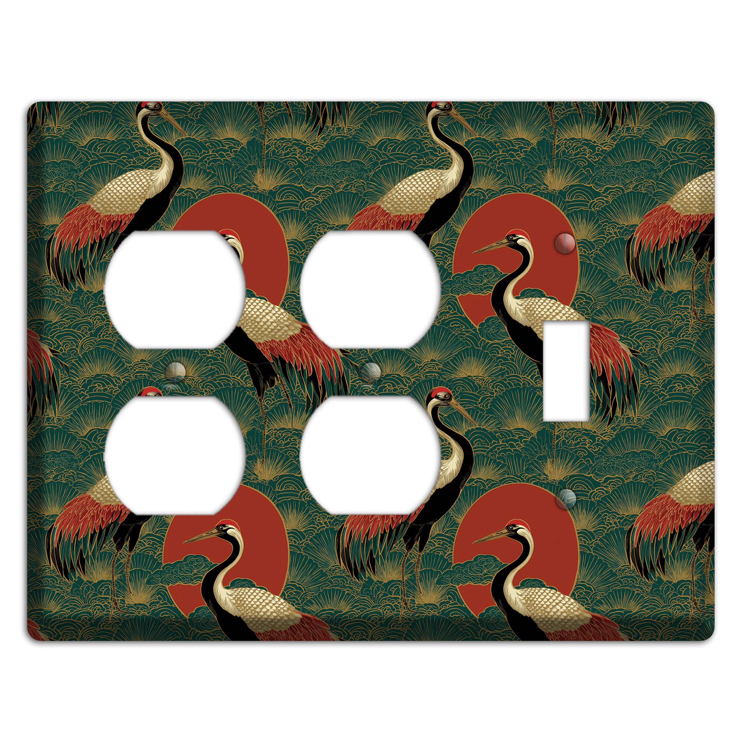 Jade Sun Sentinels 2 Duplex / Toggle Wallplate