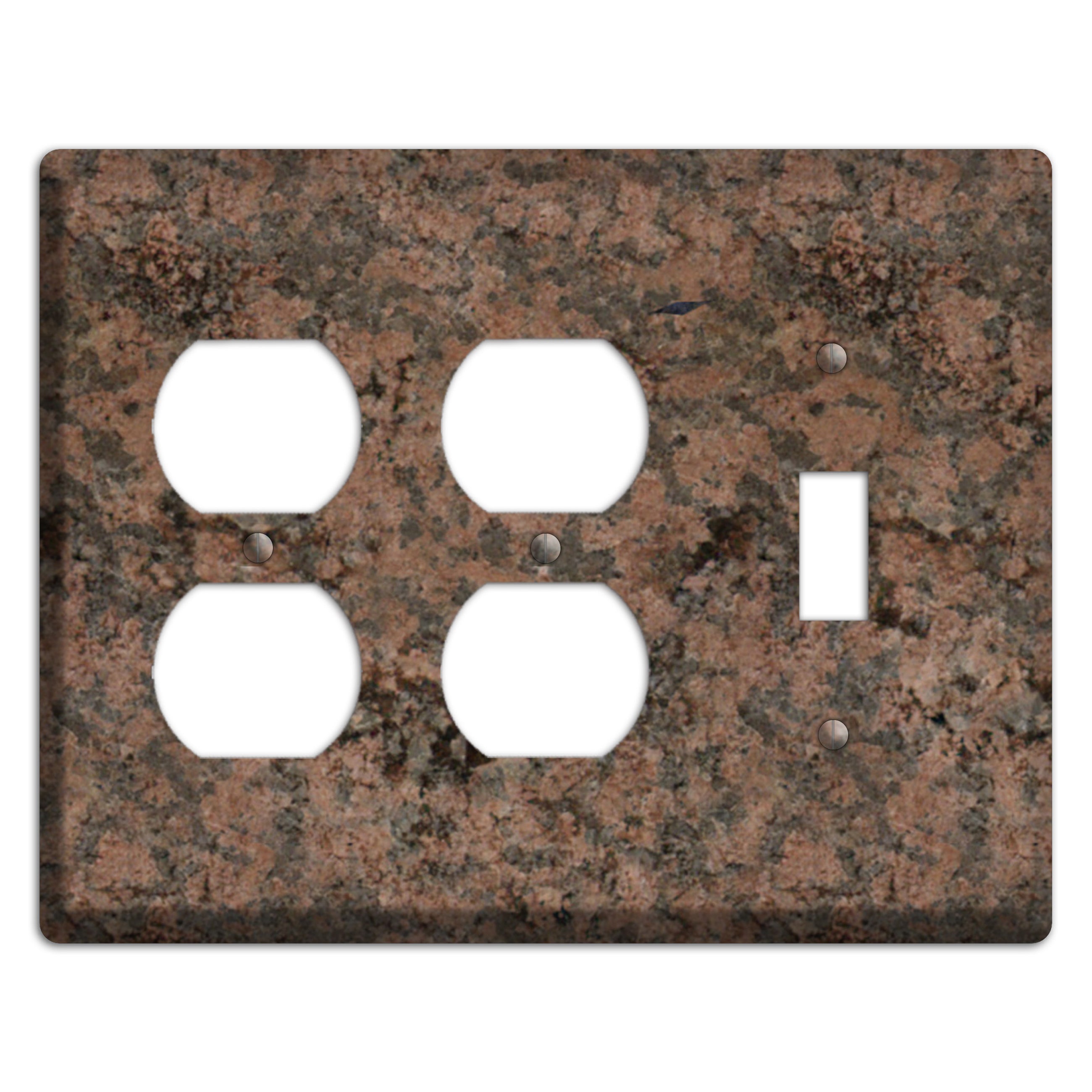 Granite Name: Indian Dakota Granite 2 Duplex / Toggle Wallplate