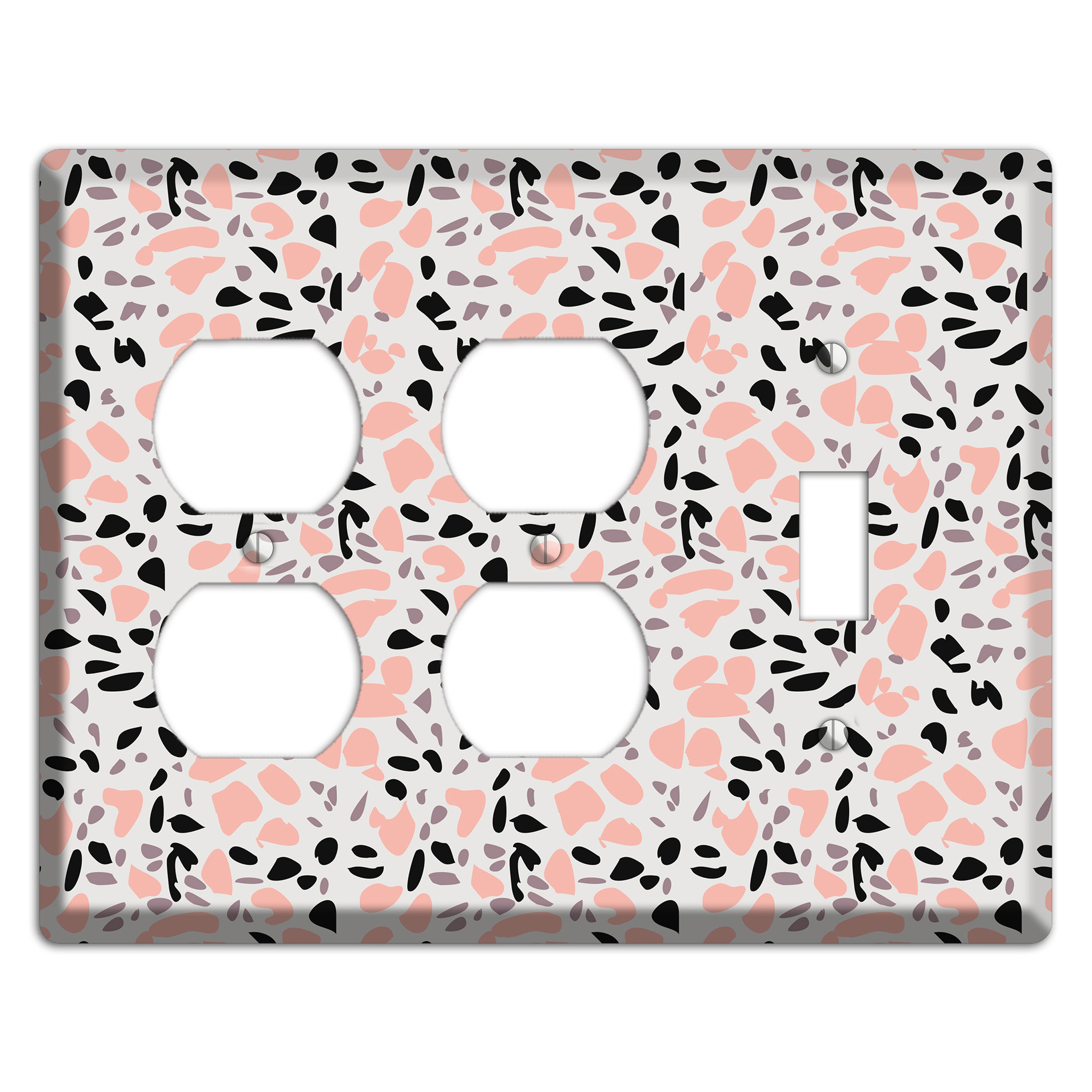 Rose Noir Confetti 2 Duplex / Toggle Wallplate