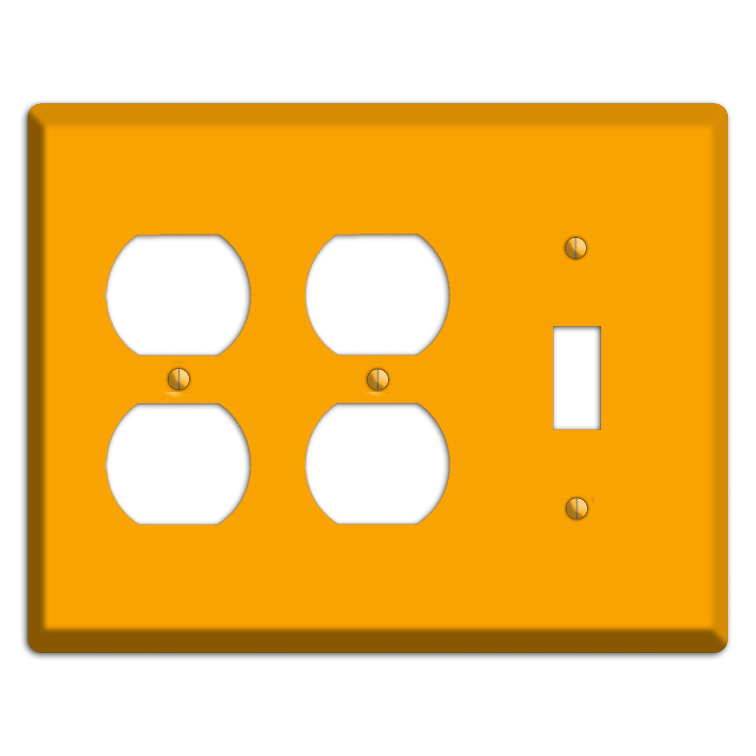 Baxter Mustard 2 Duplex / Toggle Wallplate