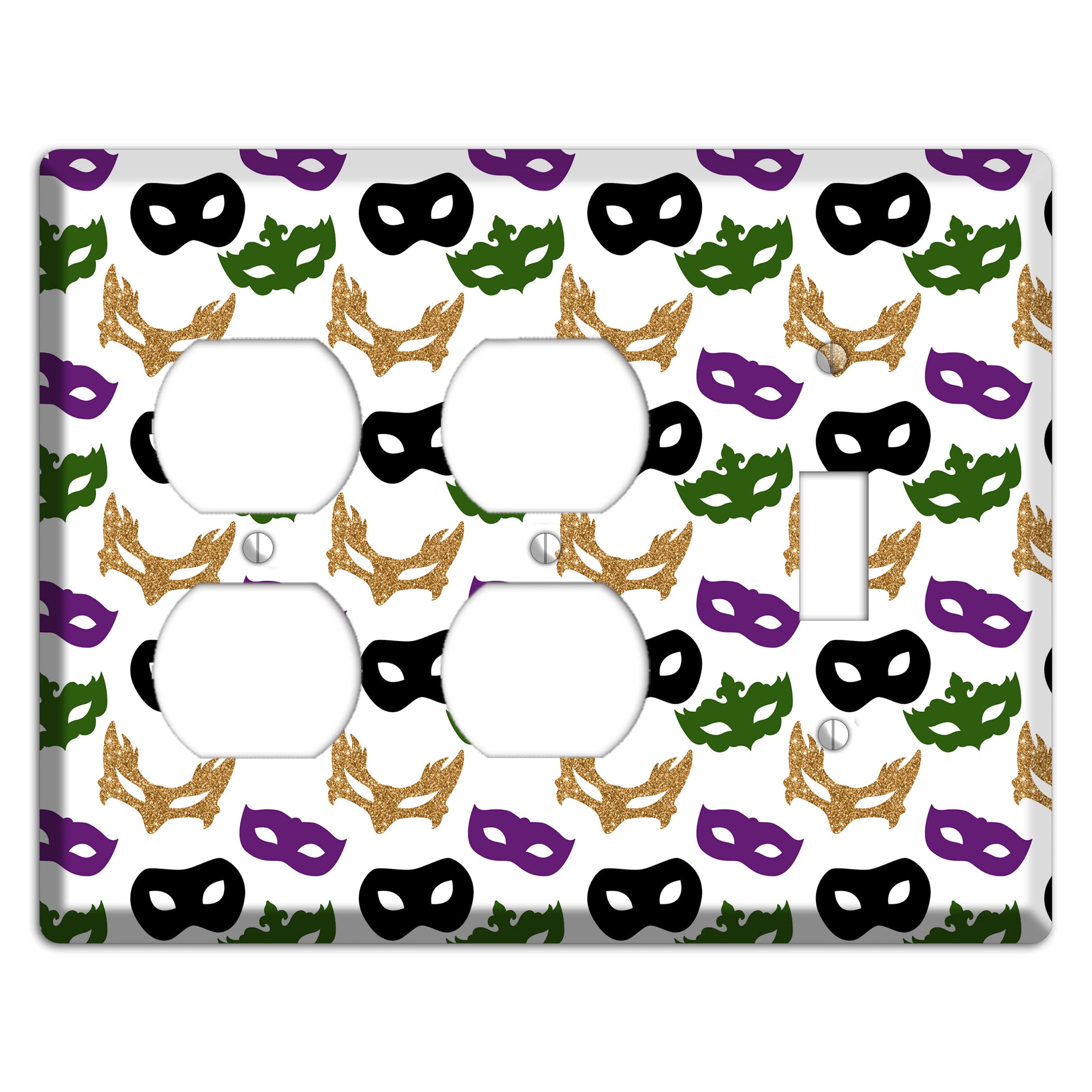 Masquerade Mosaic 2 Duplex / Toggle Wallplate