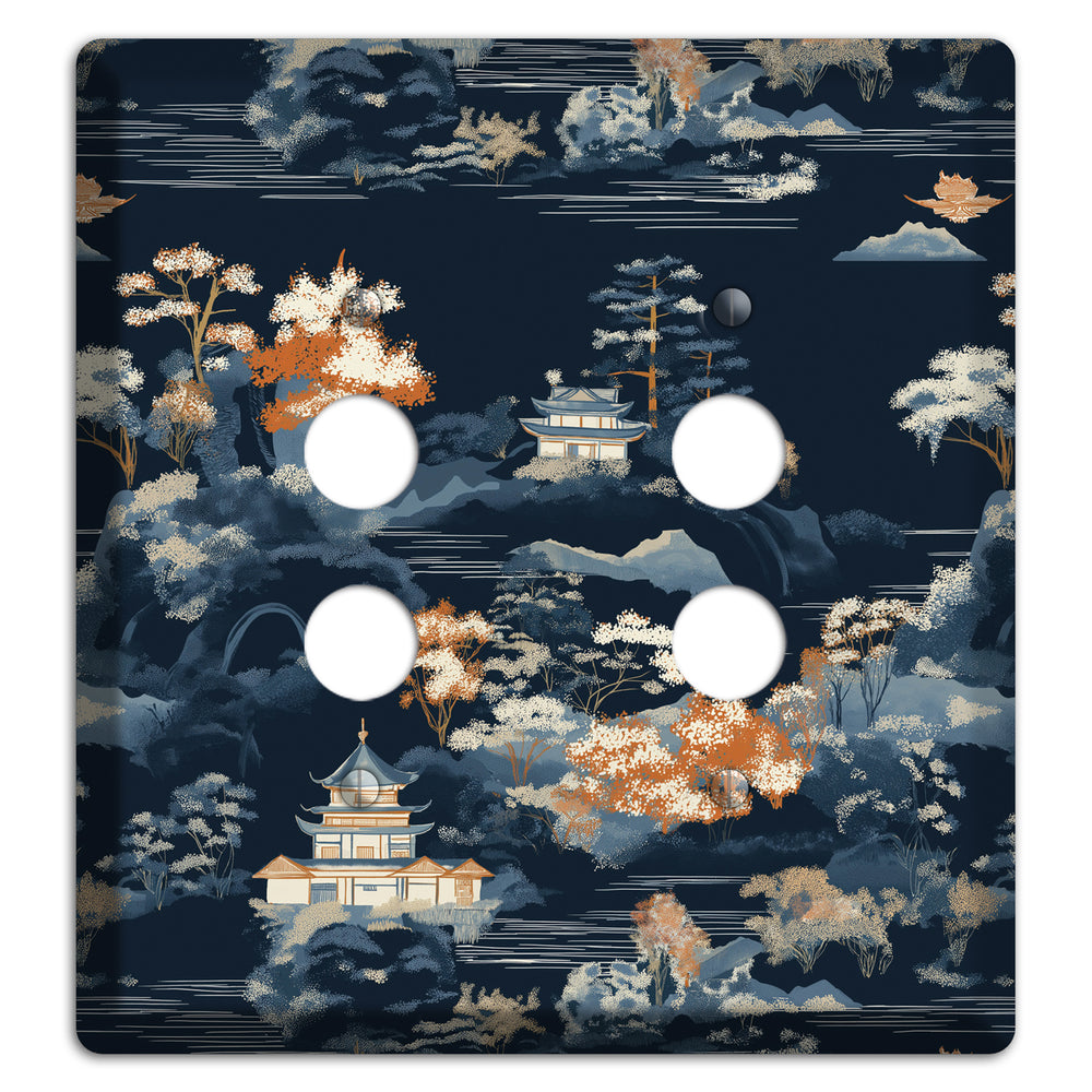 Jade Lantern Dusk 2 Pushbutton Wallplate