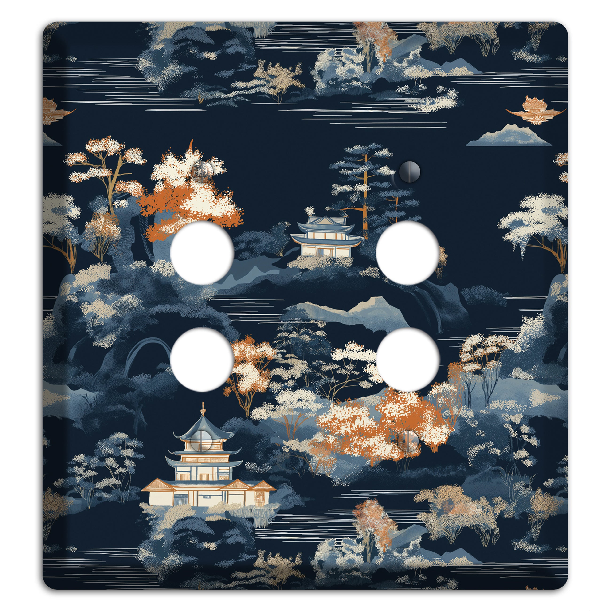 Jade Lantern Dusk 2 Pushbutton Wallplate