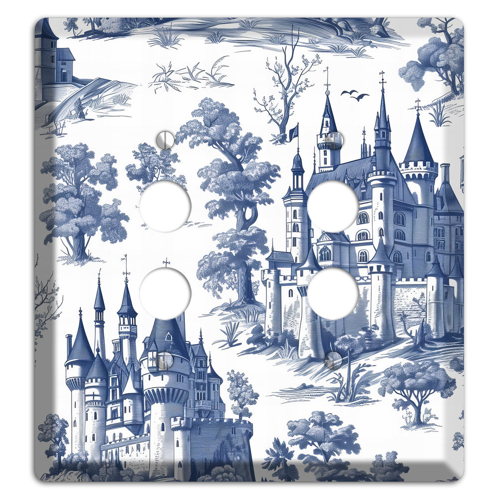Fortress & Fog 2 Pushbutton Wallplate