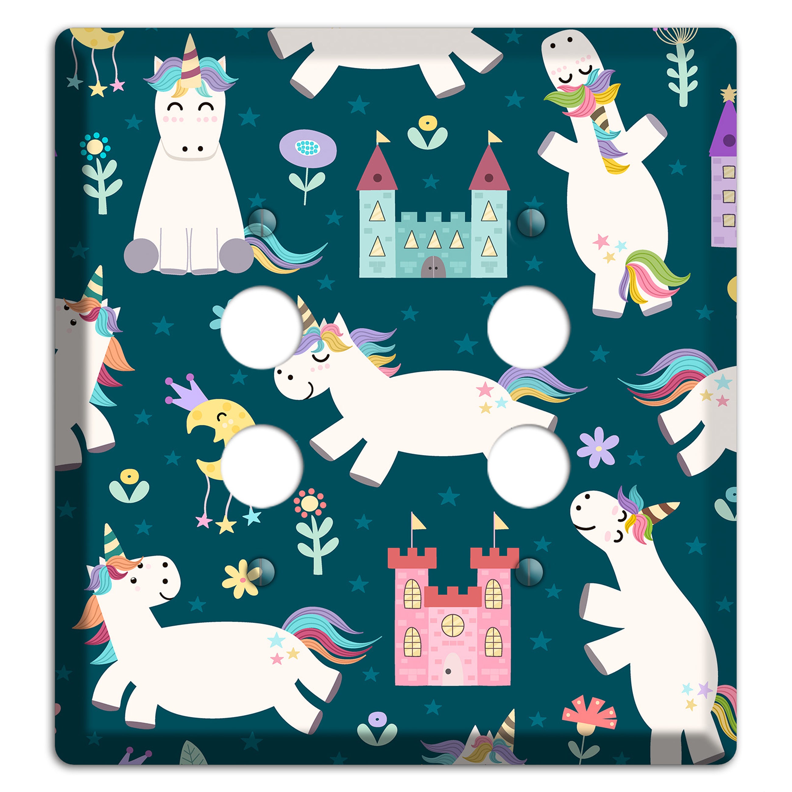Unicorn Kingdom 2 Pushbutton Wallplate