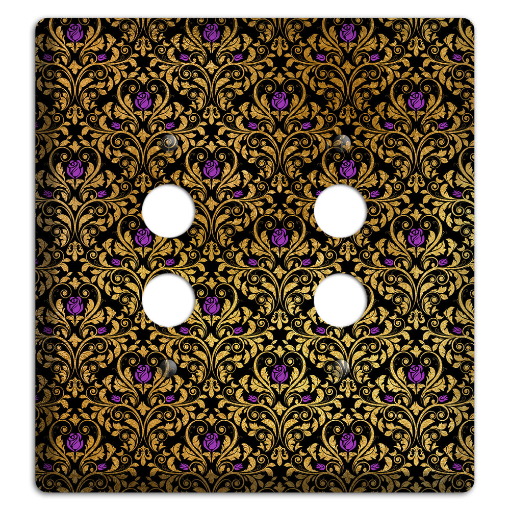 Gilded Masquerade 2 Pushbutton Wallplate