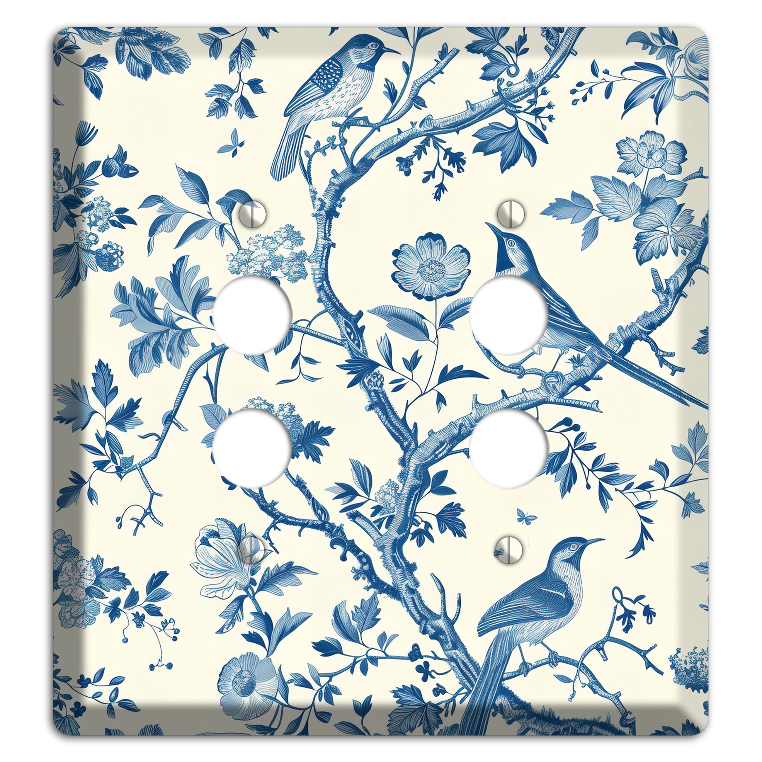 Birdsong & Branch 2 Pushbutton Wallplate