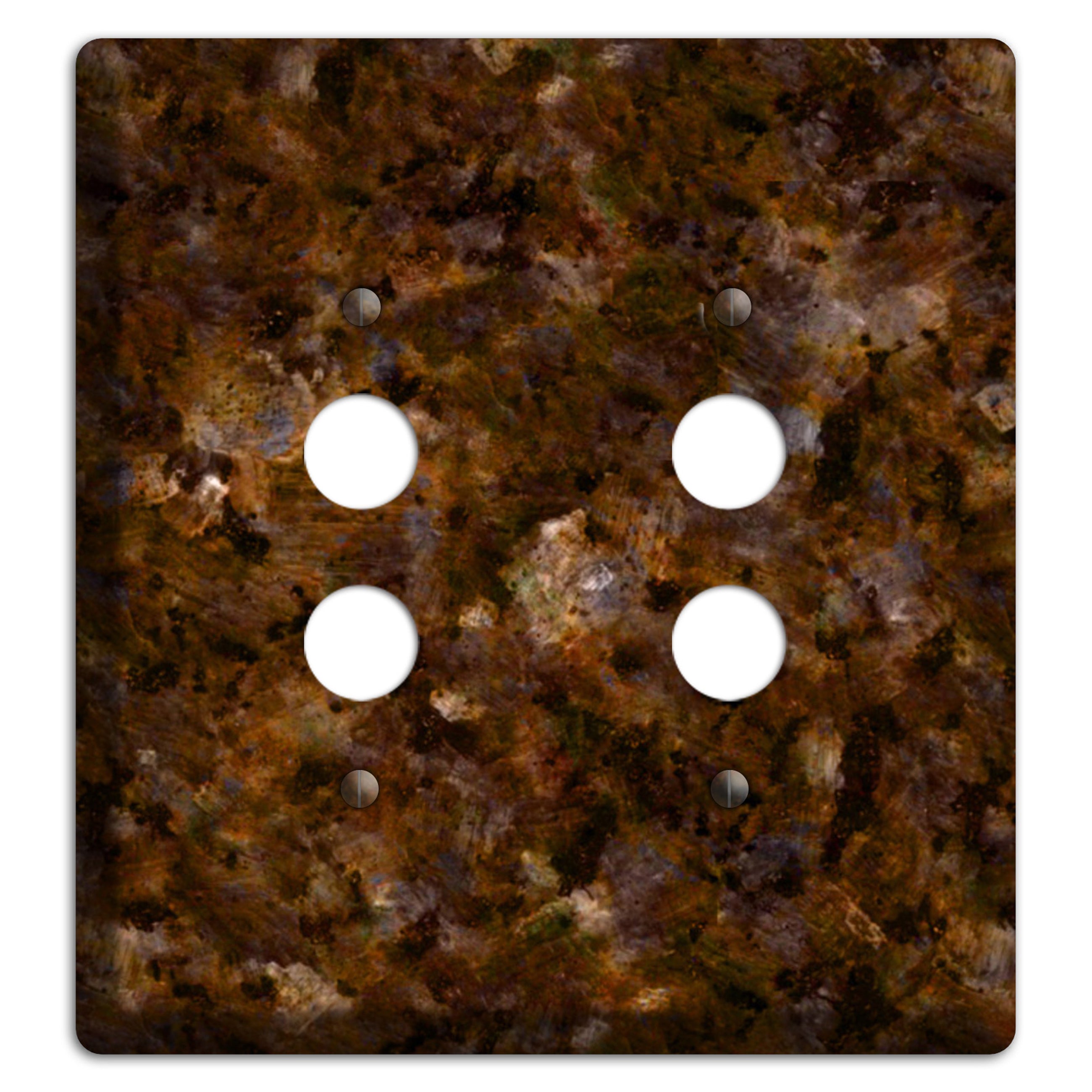 Baltic Green Granite 2 Pushbutton Wallplate