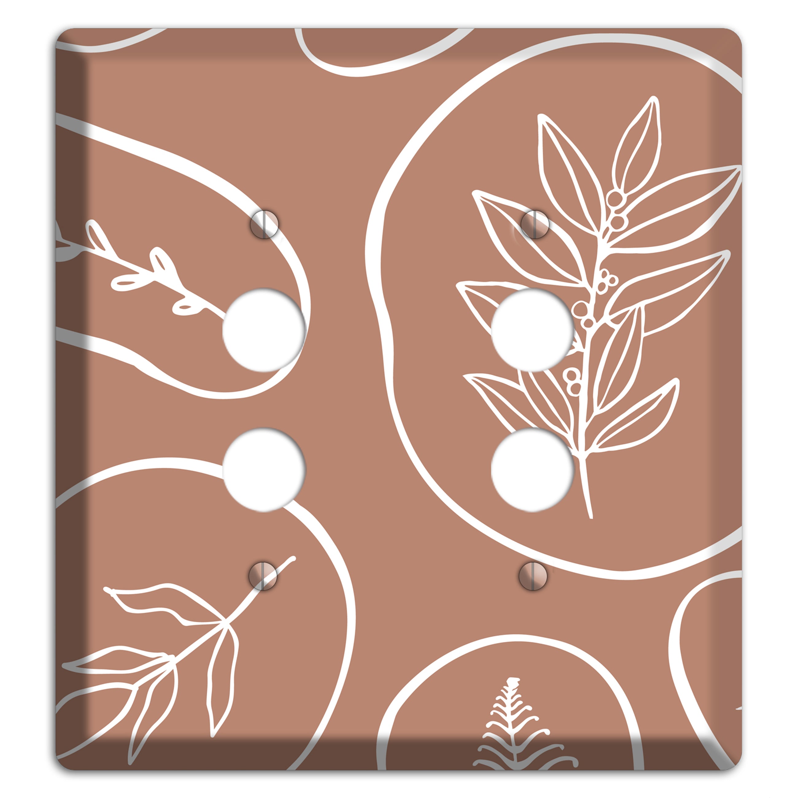 Pressed & Preserved 2 Pushbutton Wallplate