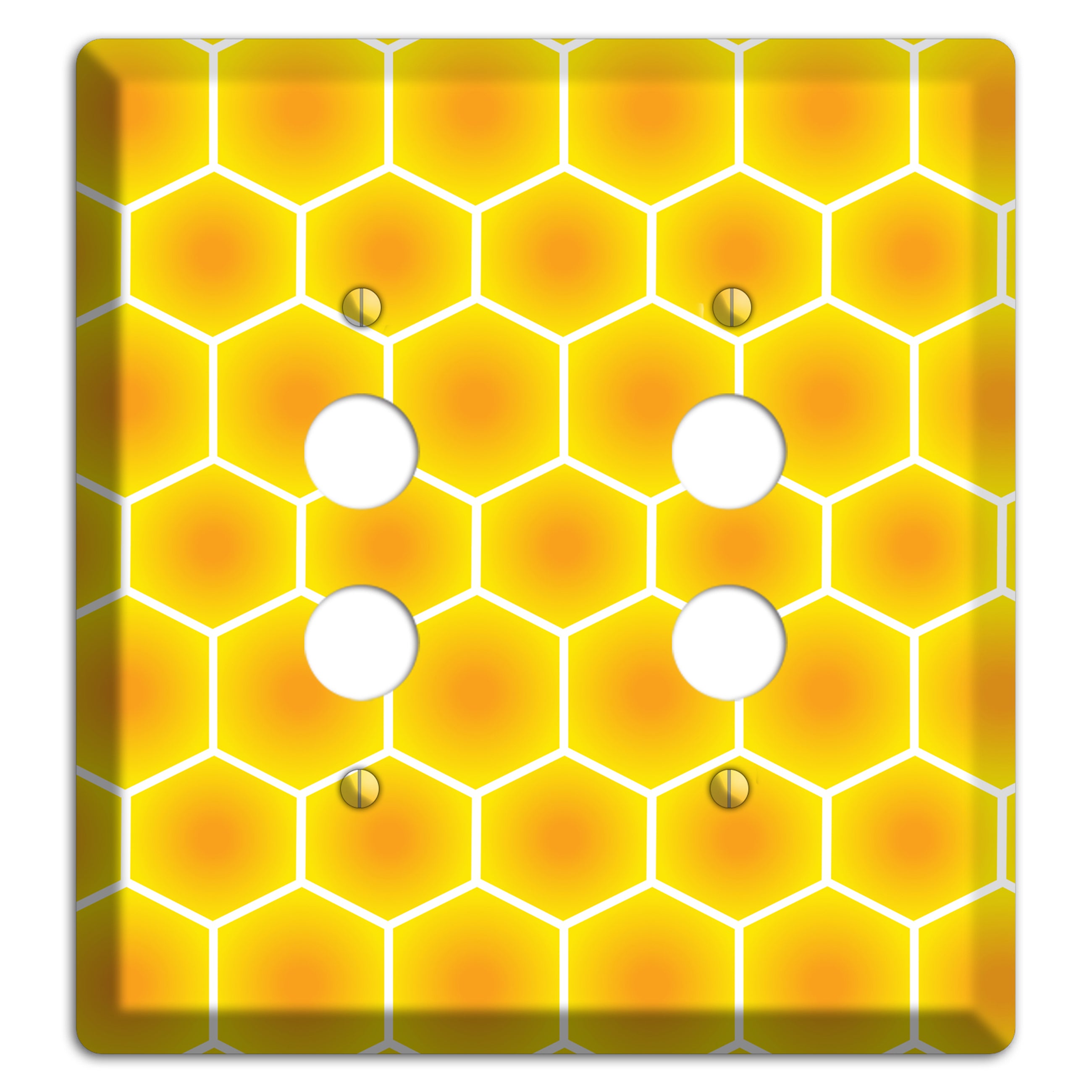 Liquid Gold Grid 2 Pushbutton Wallplate