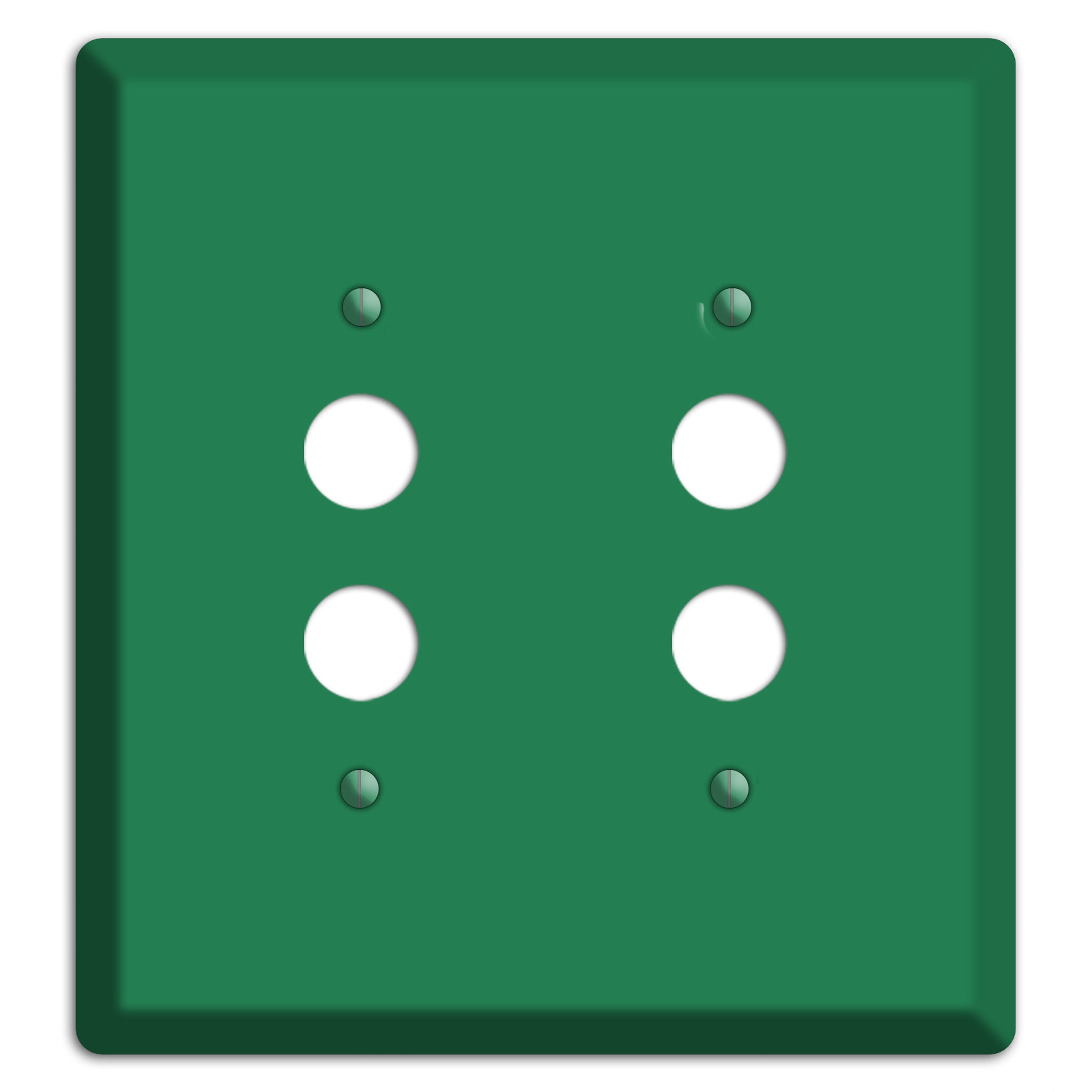 Baxter Simply Green 2 Pushbutton Wallplate
