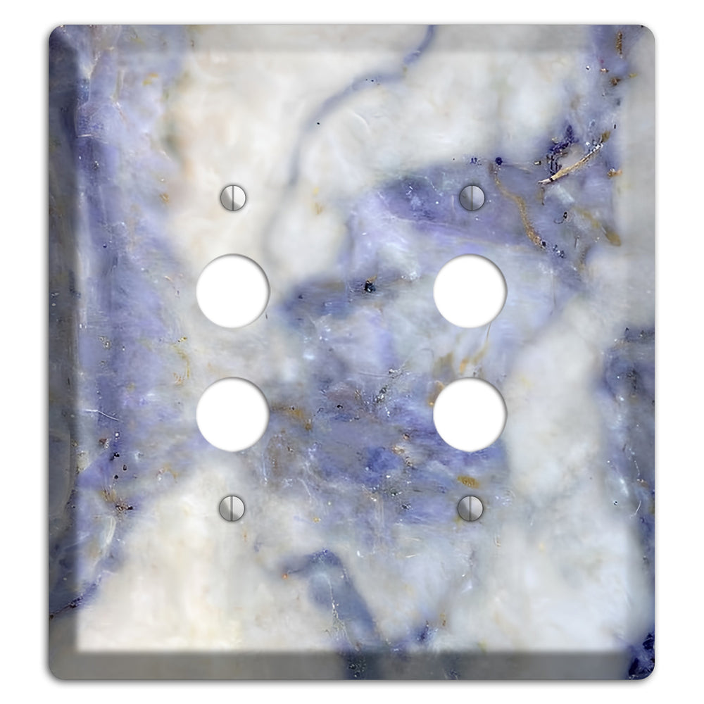 Spindle Marble 2 Pushbutton Wallplate