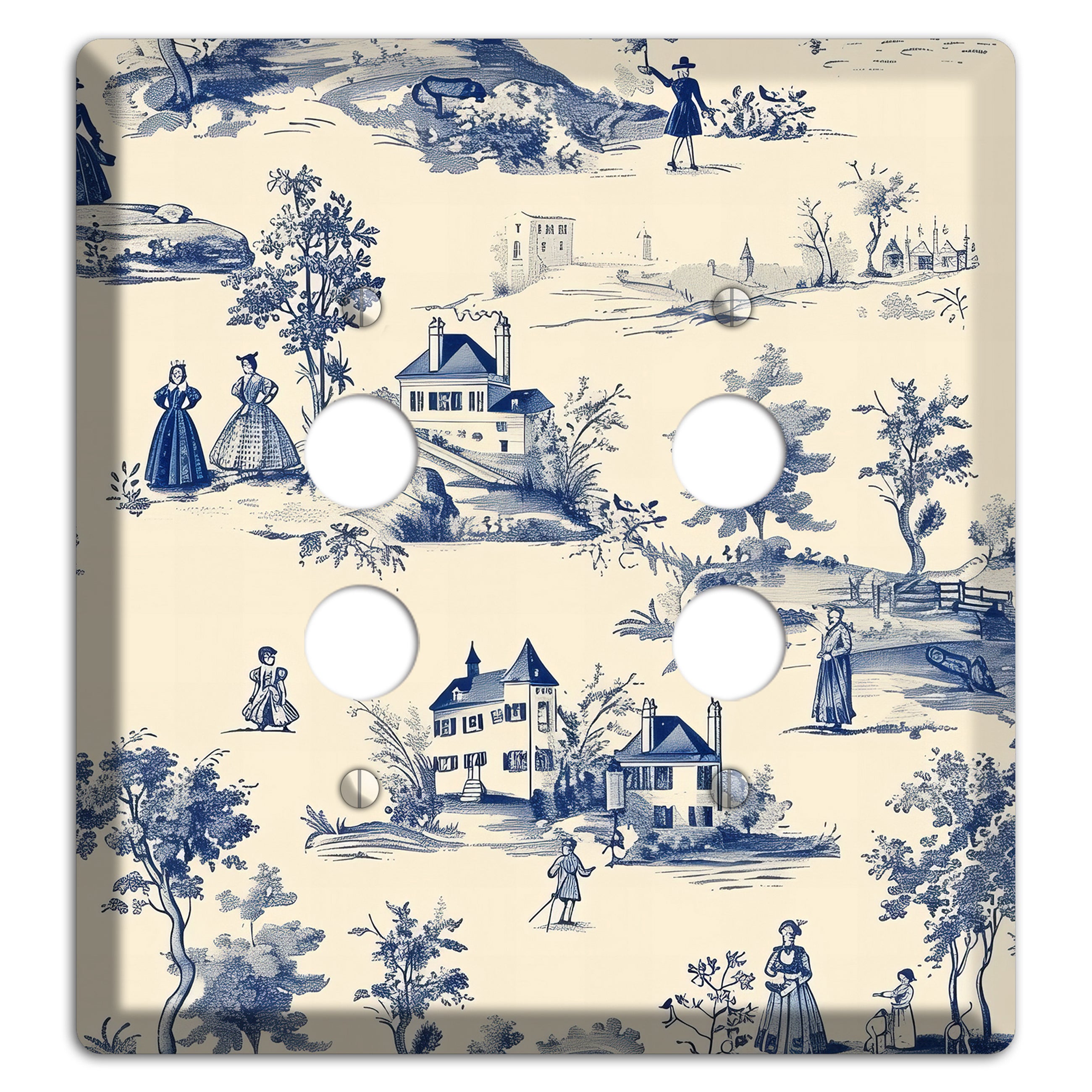 Pastoral Letter 2 Pushbutton Wallplate