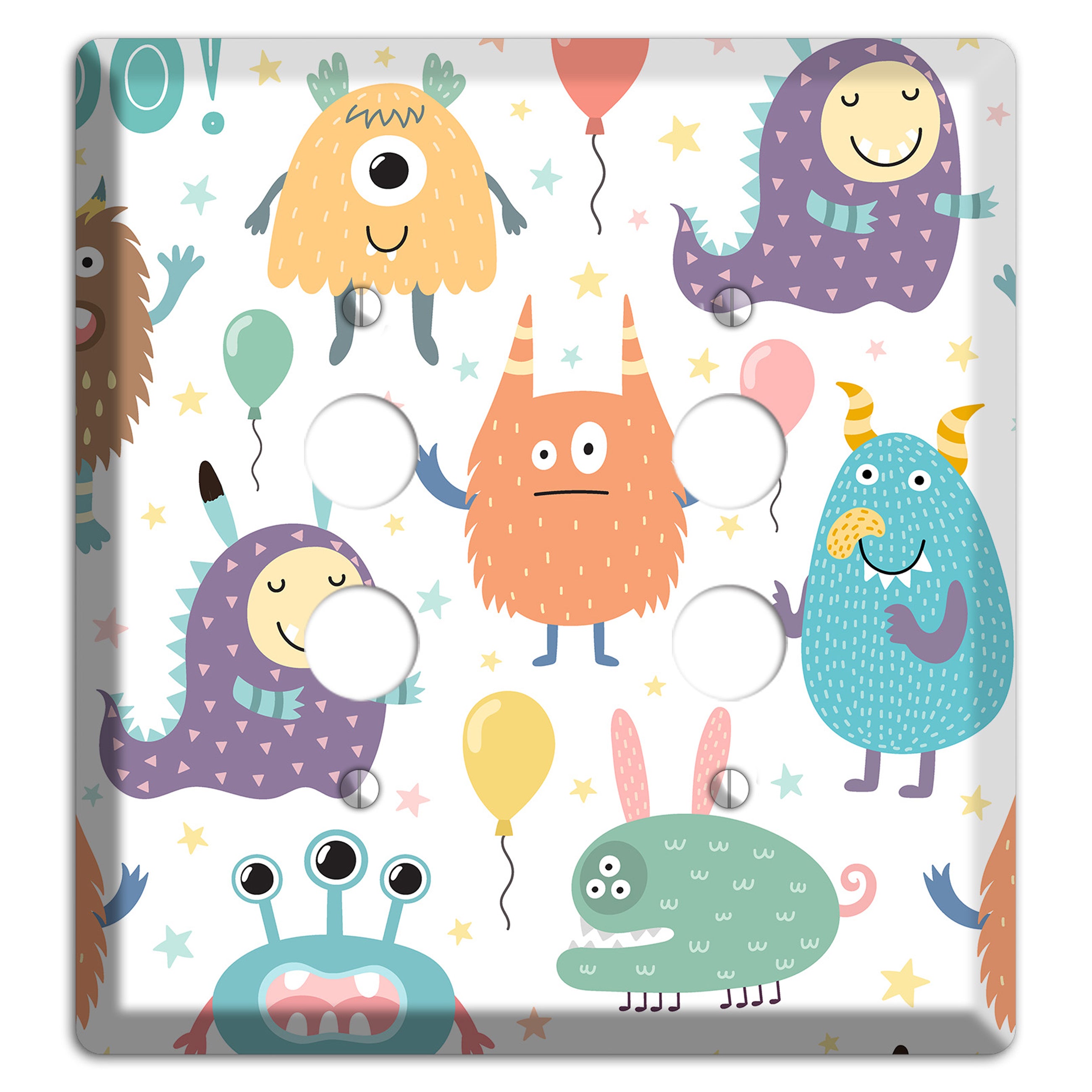 Monster Mash 2 Pushbutton Wallplate