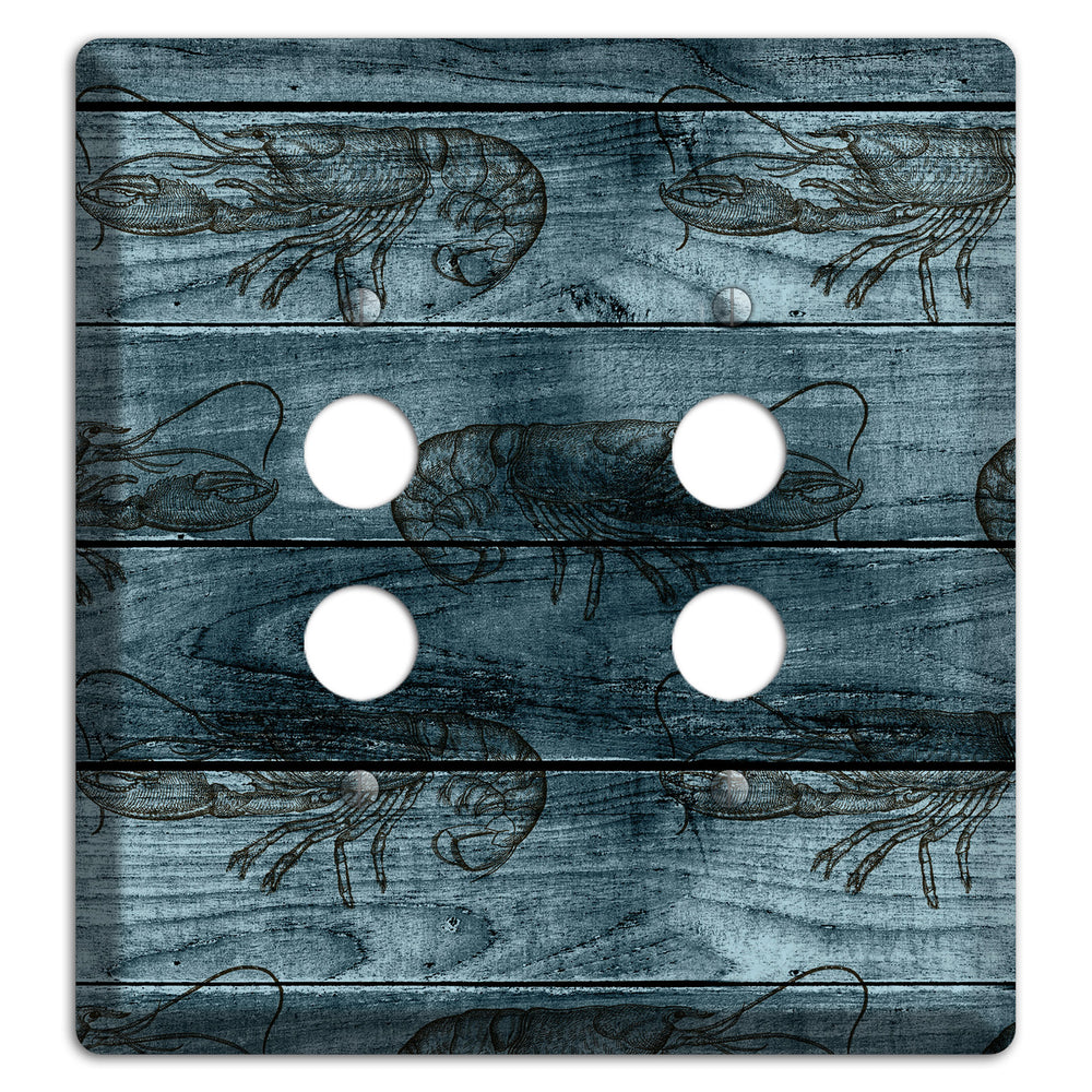 Lobster Ledger 2 Pushbutton Wallplate