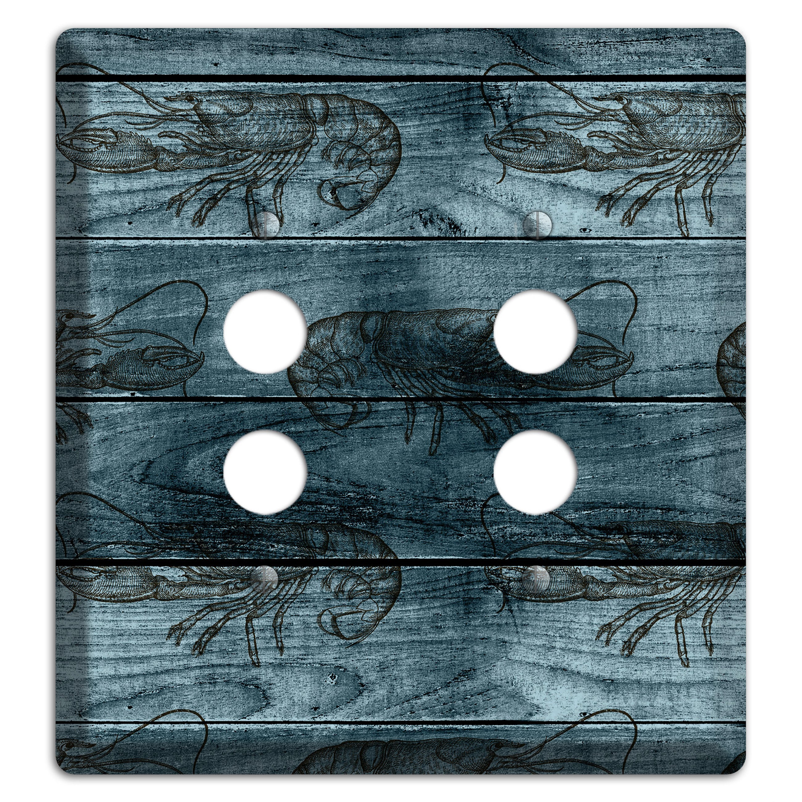 Lobster Ledger 2 Pushbutton Wallplate