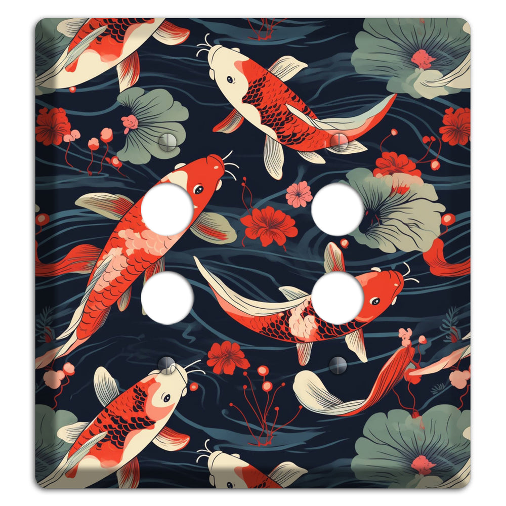 Koi Drift Dance 2 Pushbutton Wallplate