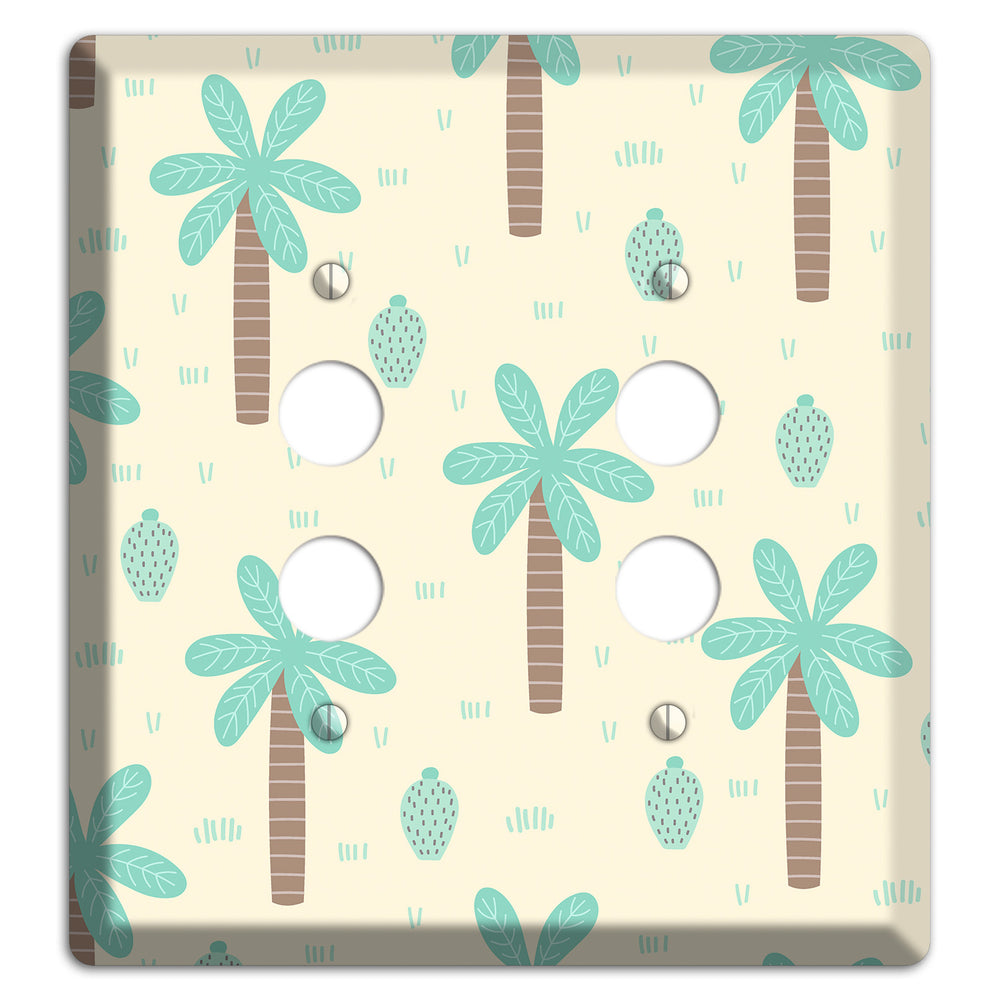 Dino Palmscape 2 Pushbutton Wallplate