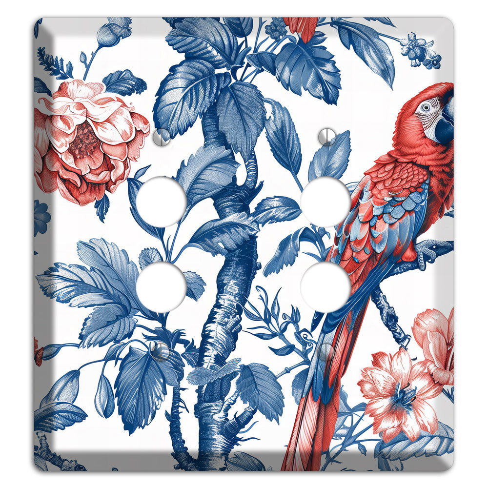 Scarlet in Bloom 2 Pushbutton Wallplate