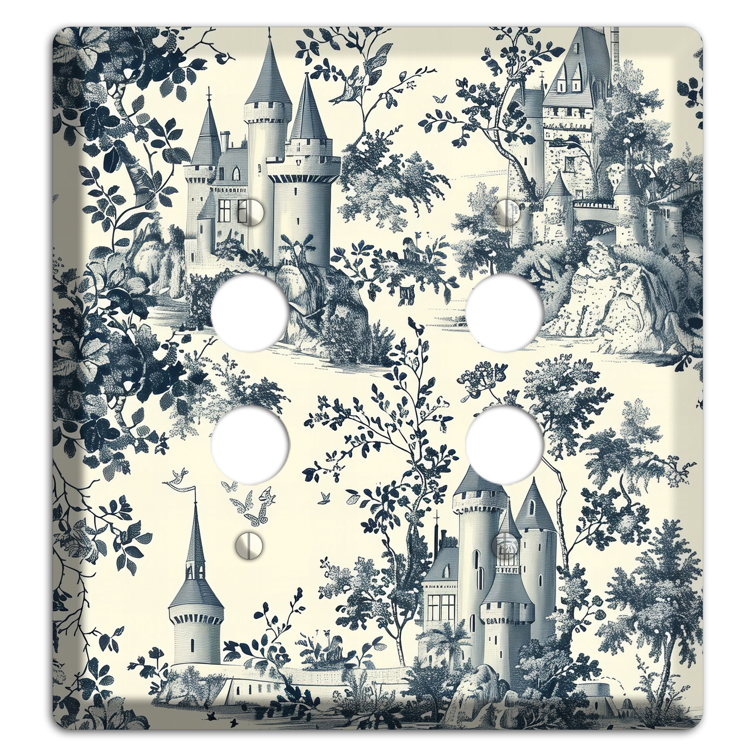 Castle & Crown 2 Pushbutton Wallplate
