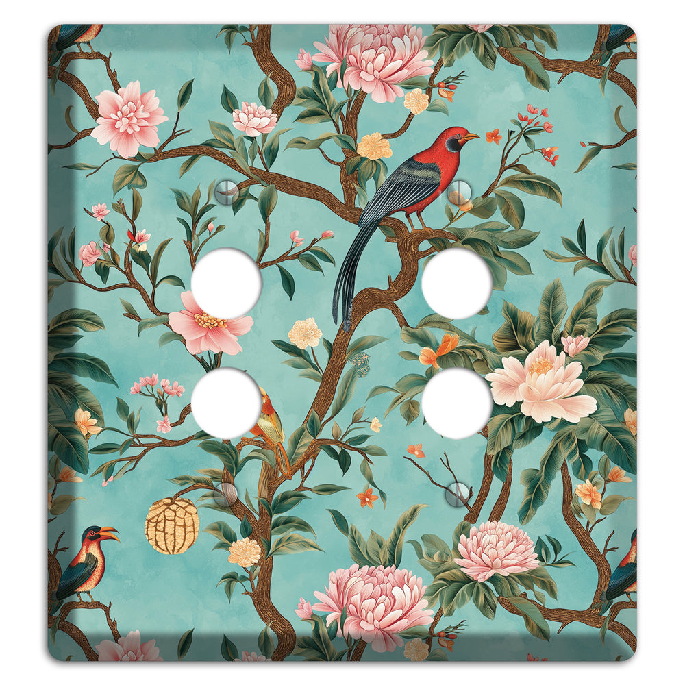 Jade Garden Reverie 2 Pushbutton Wallplate