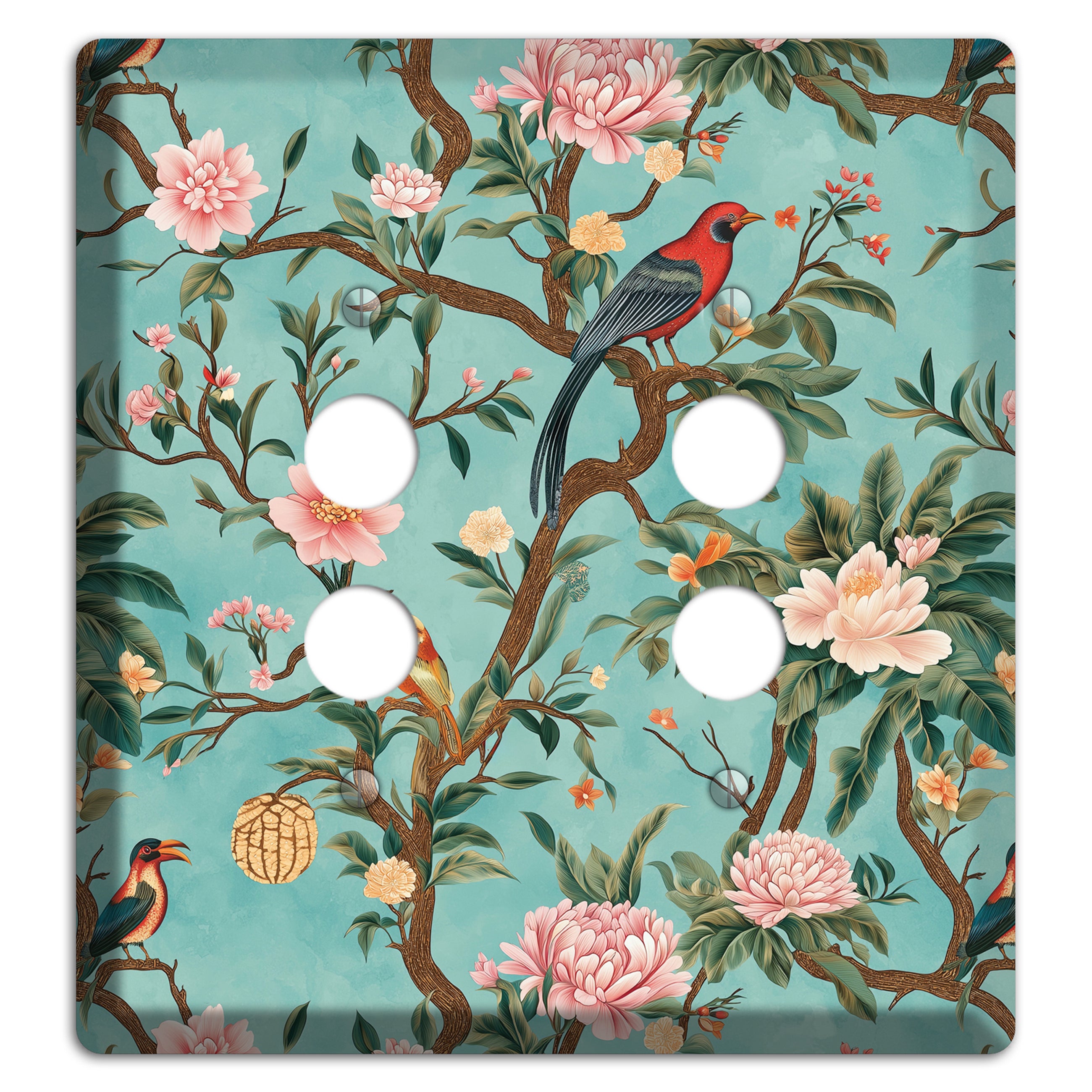 Jade Garden Reverie 2 Pushbutton Wallplate