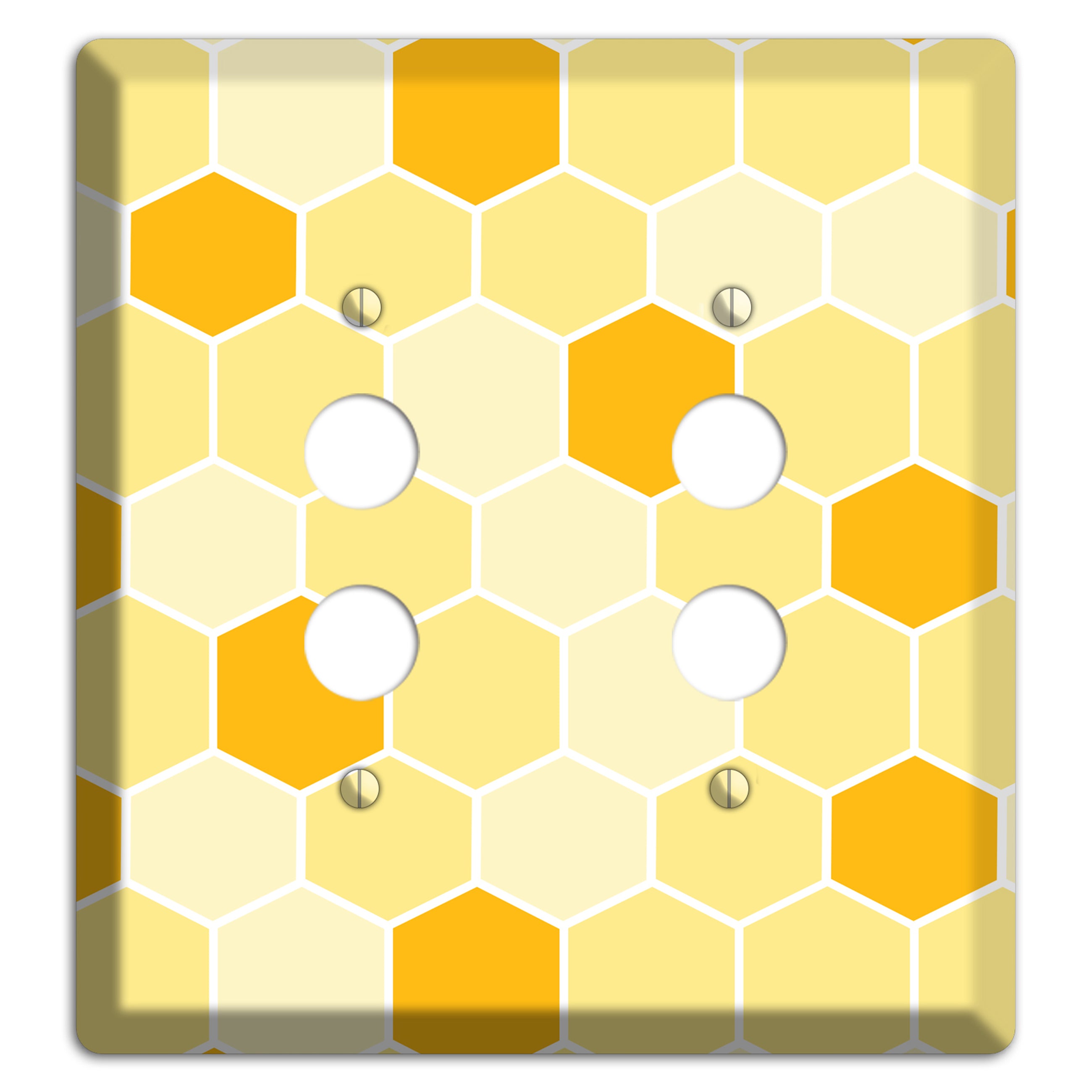 Honeycomb Harvest 2 Pushbutton Wallplate