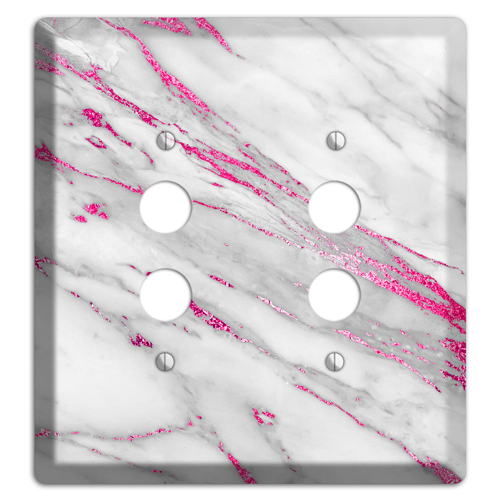 Can Can Marble 2 Pushbutton Wallplate